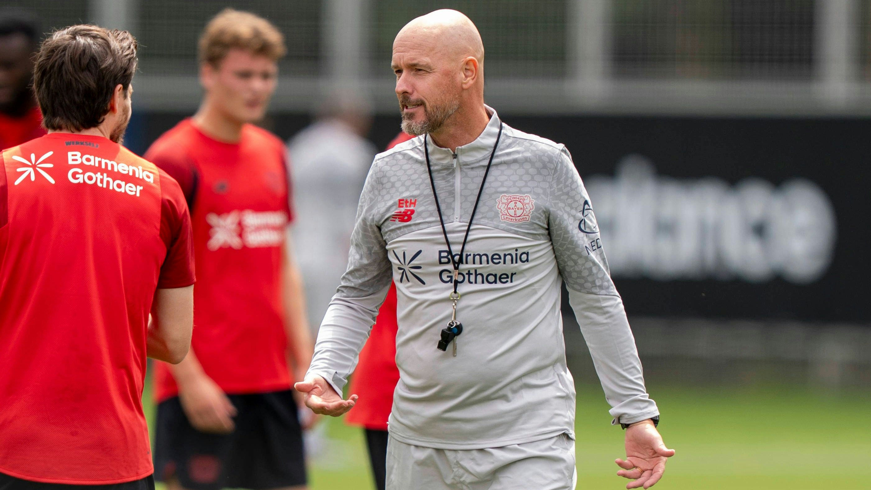 Bayer-Leverkusen-Trainer Erik ten Hag. 