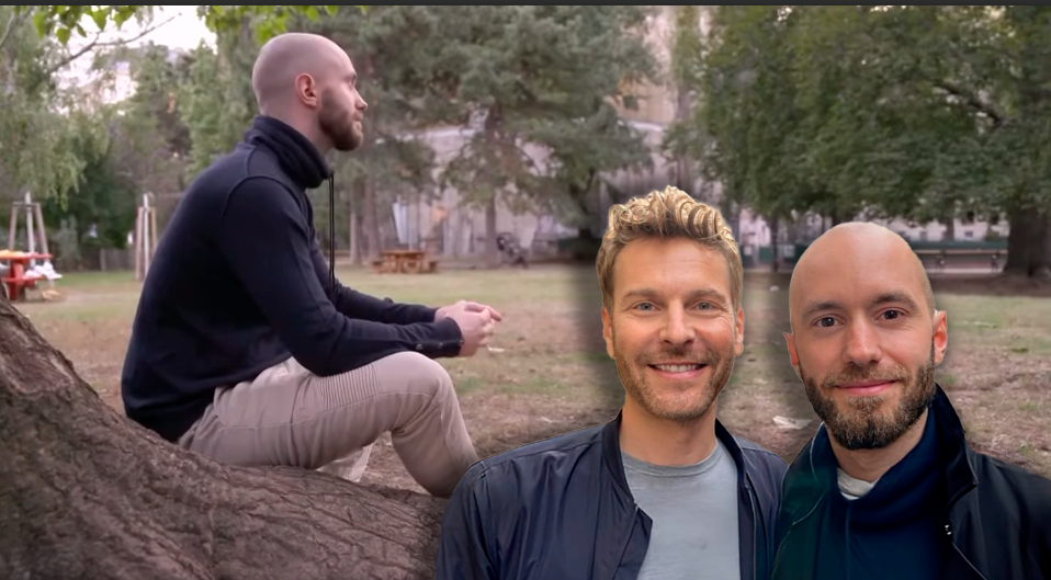 Dorian wurde über ein Jahr von Kameras begleitet – TV-Star Christoph Feurstein (m.) recherchierte die Doku.