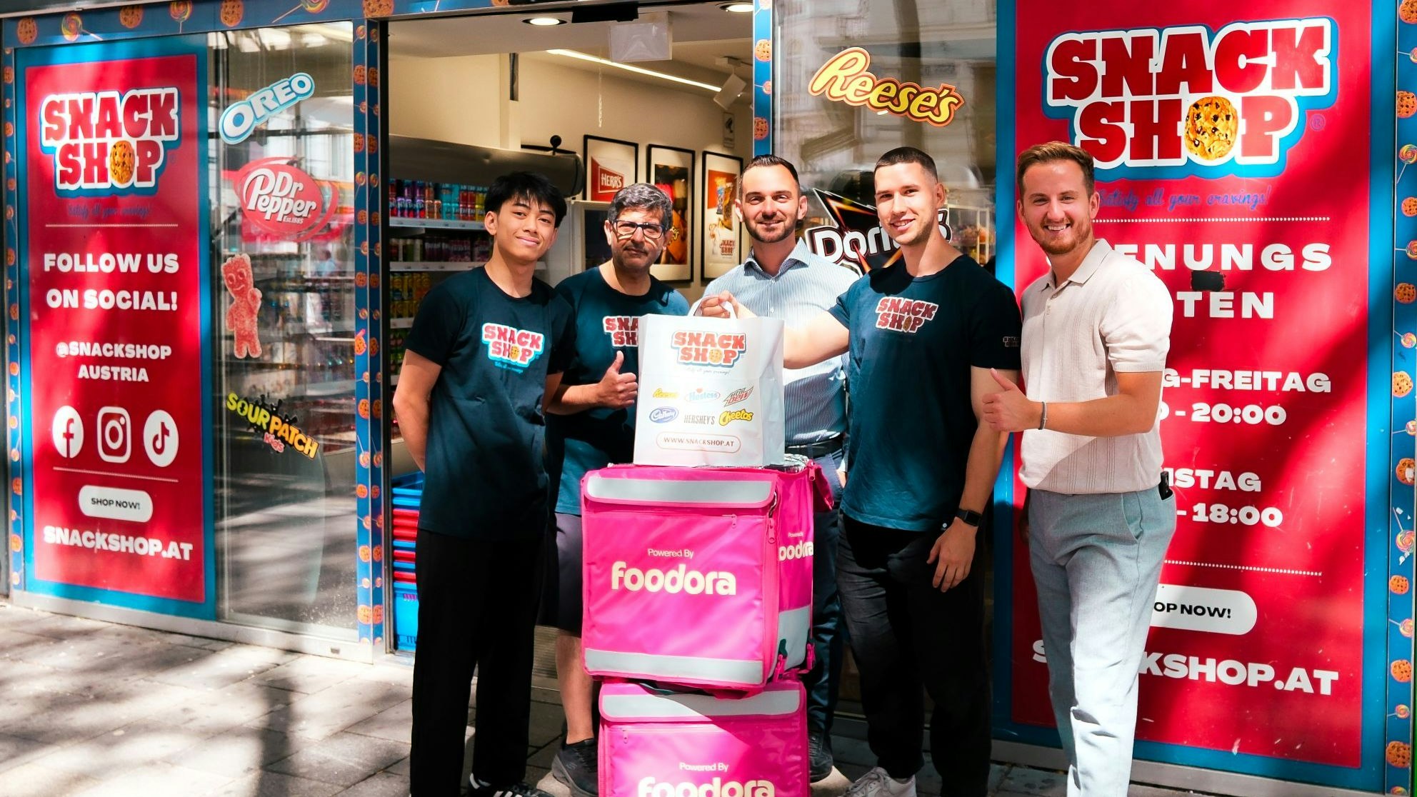 Heute.at - Foodora und Snack Shop starten Partnerschaft in Wien