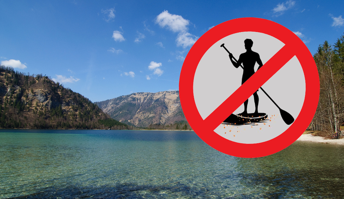 Stand-up-Paddling ist seit diesem Jahr auf dem Offensee ein No-Go.