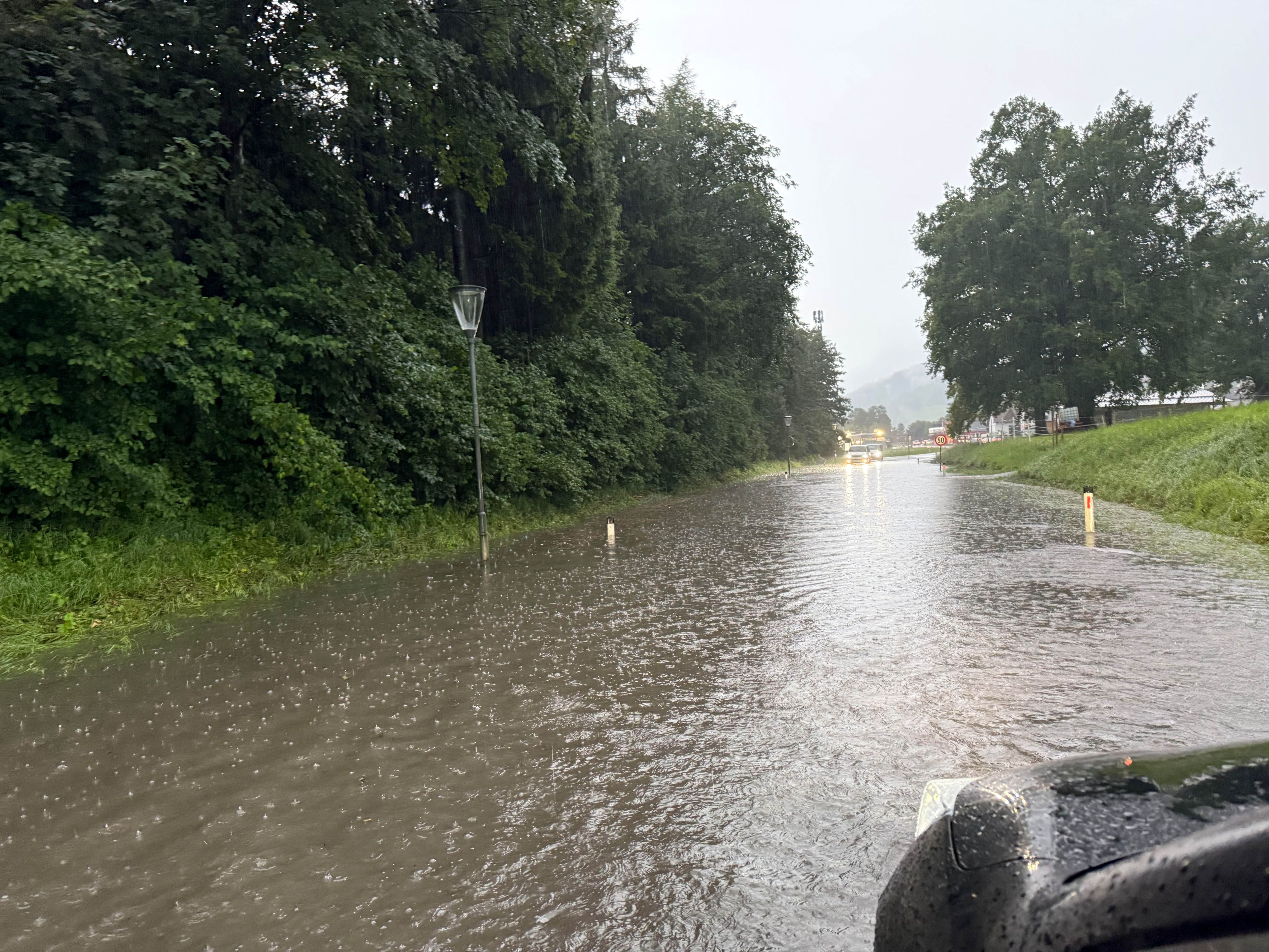 Auch Überflutungen sind laut Wetter-Experten möglich. Archivbild.