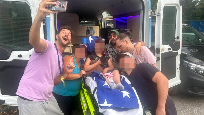 Selfies mit den Stars: Aut of Orda nahm sich Zeit für Miriam.