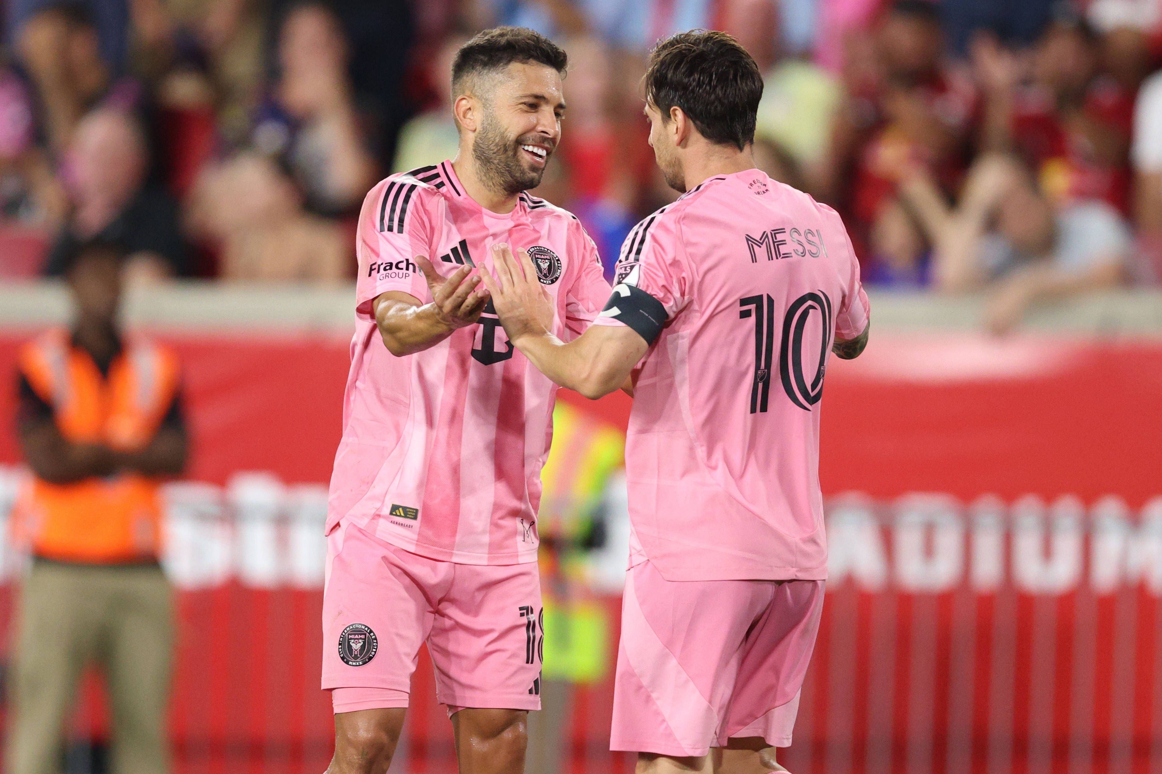 Lionel Messi und Jordi Alba bildeten bereits beim FC Barcelona ein Erfolgs-Duo. 