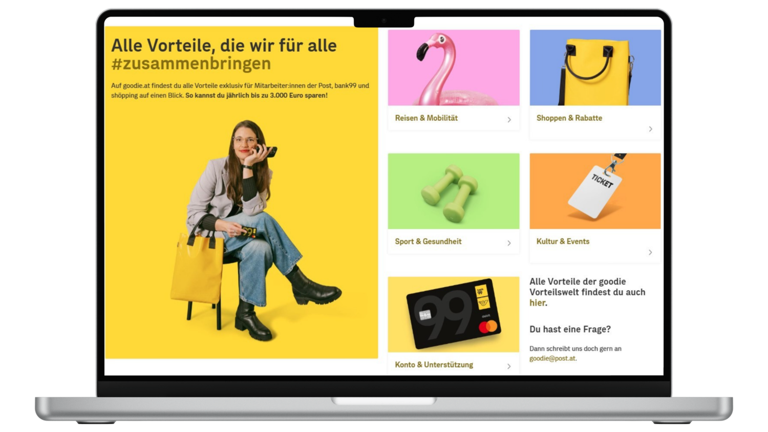 Die Post beschäftigt in Österreich rund 20.000 Mitarbeiter, die sich neben den Zentralbereichen auf 15 Logistikzentren, 231 Zustellbasen und 358 Postfilialen verteilen. 