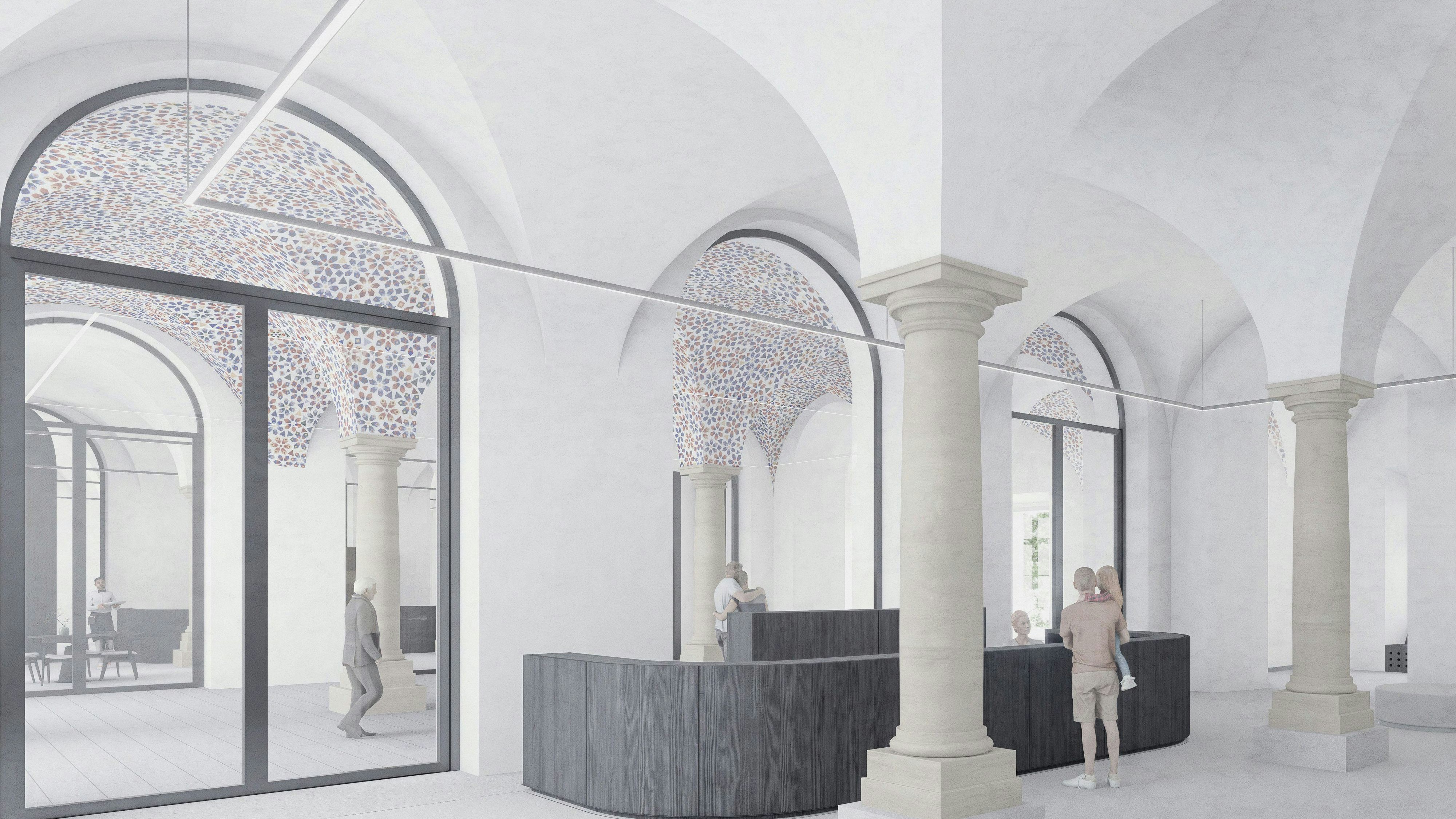 So soll der Innenraum des Centers aussehen.