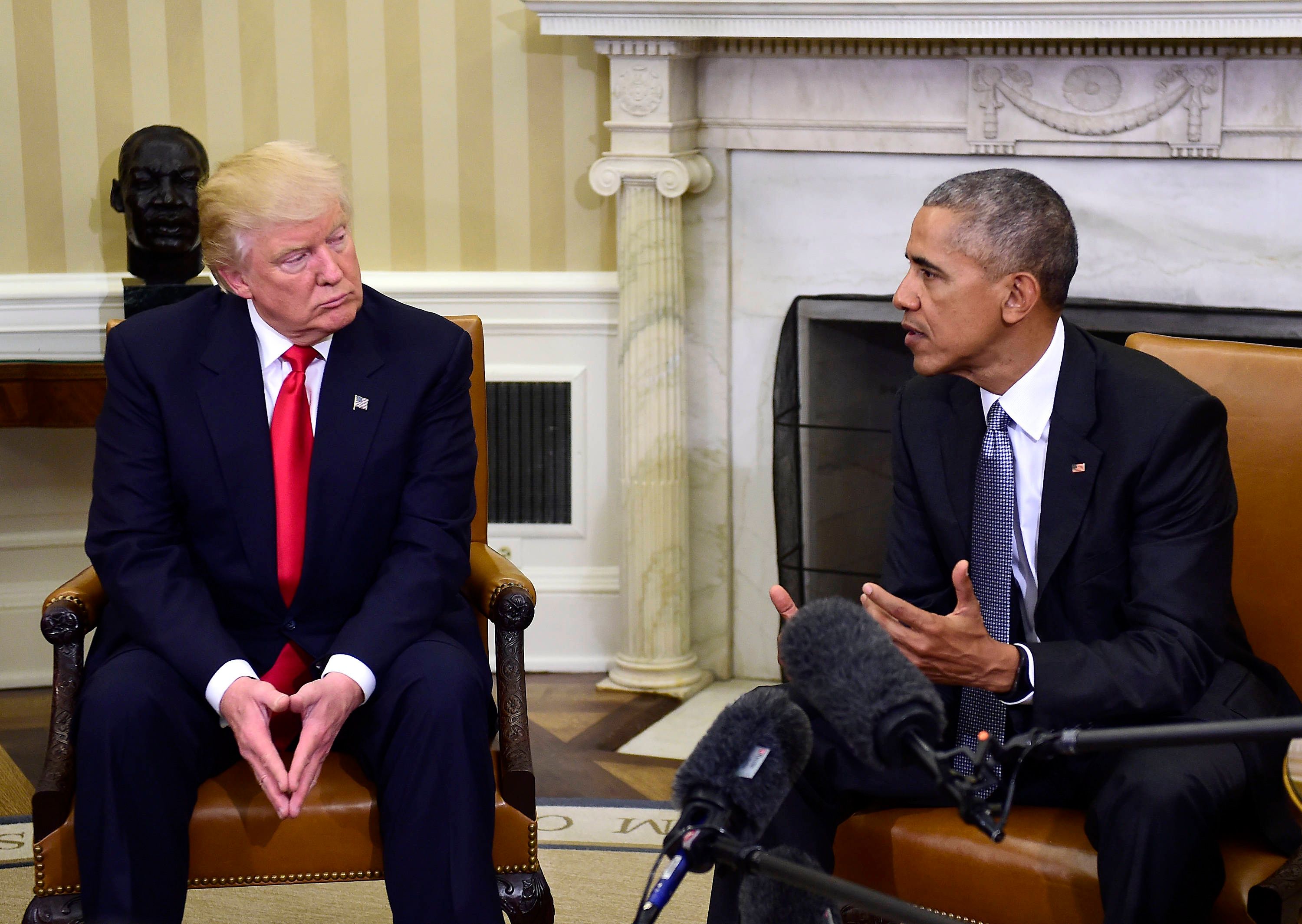 Donald Trump fantasiert von der Verhaftung von Barack Obama.