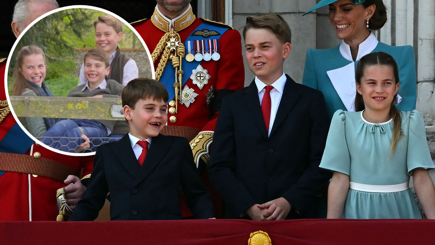 Heute.at - So liebevoll sind George, Charlotte & Louis miteinander