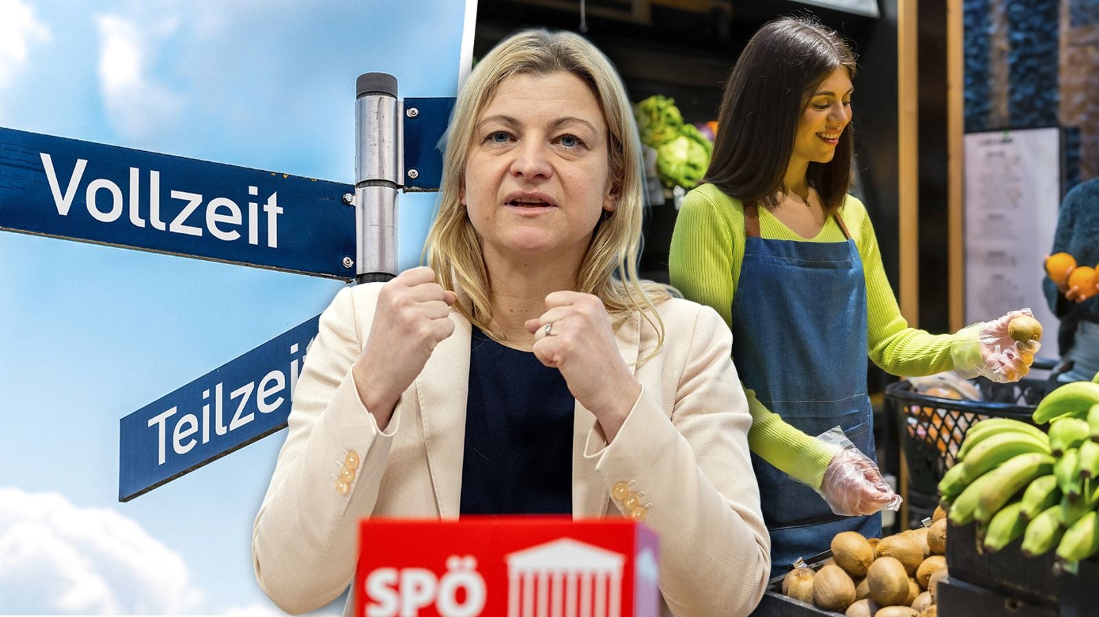 GPA-Chefin Barbara Teiber (SPÖ) kritisiert, dass in vielen Branchen – etwa dem Lebensmittelhandel – fast nur Teilzeit-Stellen angeboten werden. 
