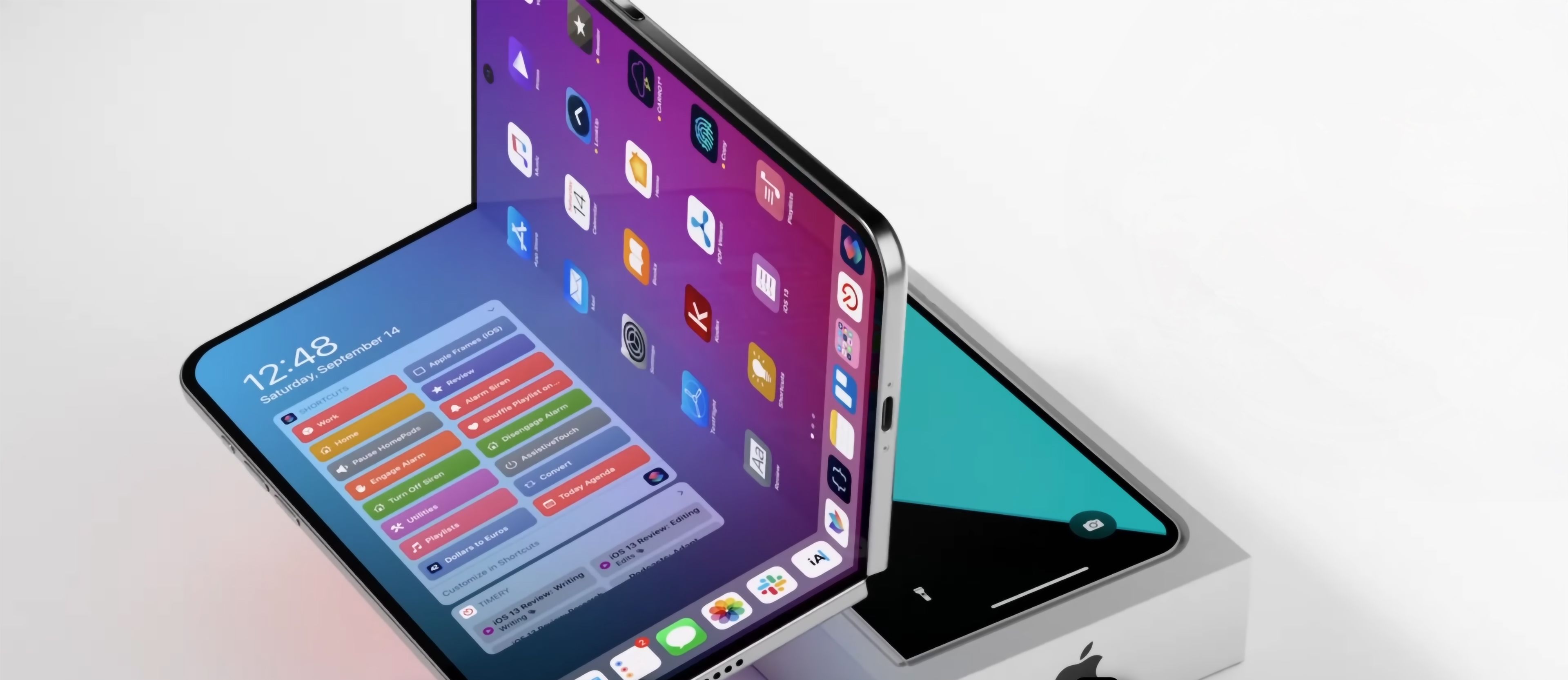 So könnte das kommende iPhone Fold aussehen.