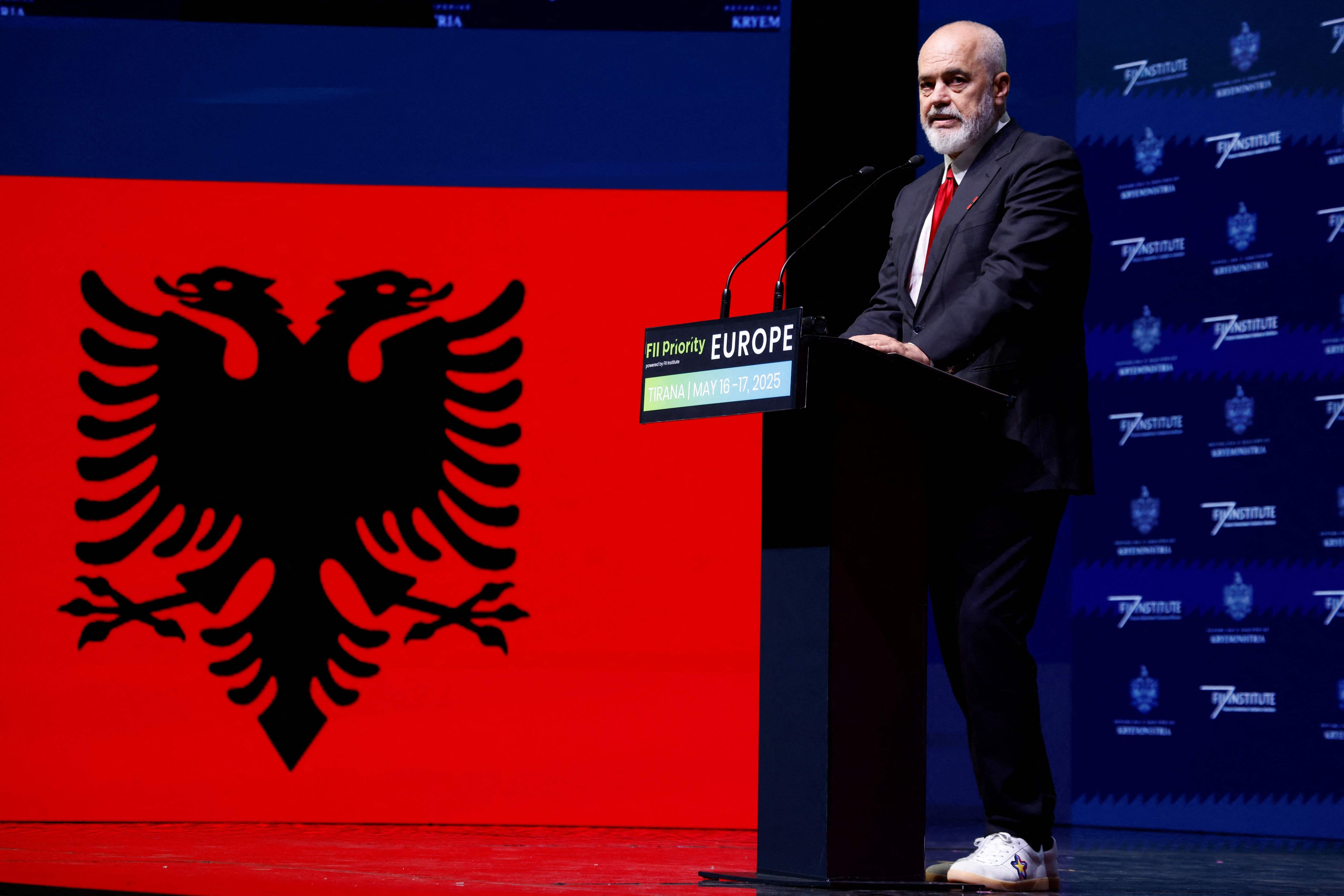 Verleiht dem Skipetaren-Staat ein pro-westliches Antlitz: Premierminister Edi Rama