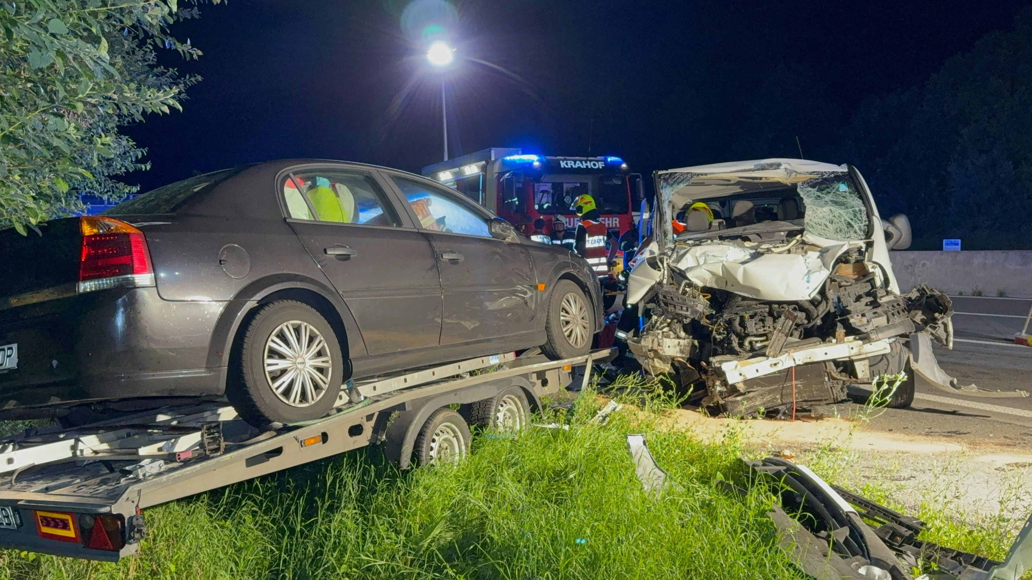 Heute.at - Kind (1) an Bord – acht Verletzte bei Crash auf der A1