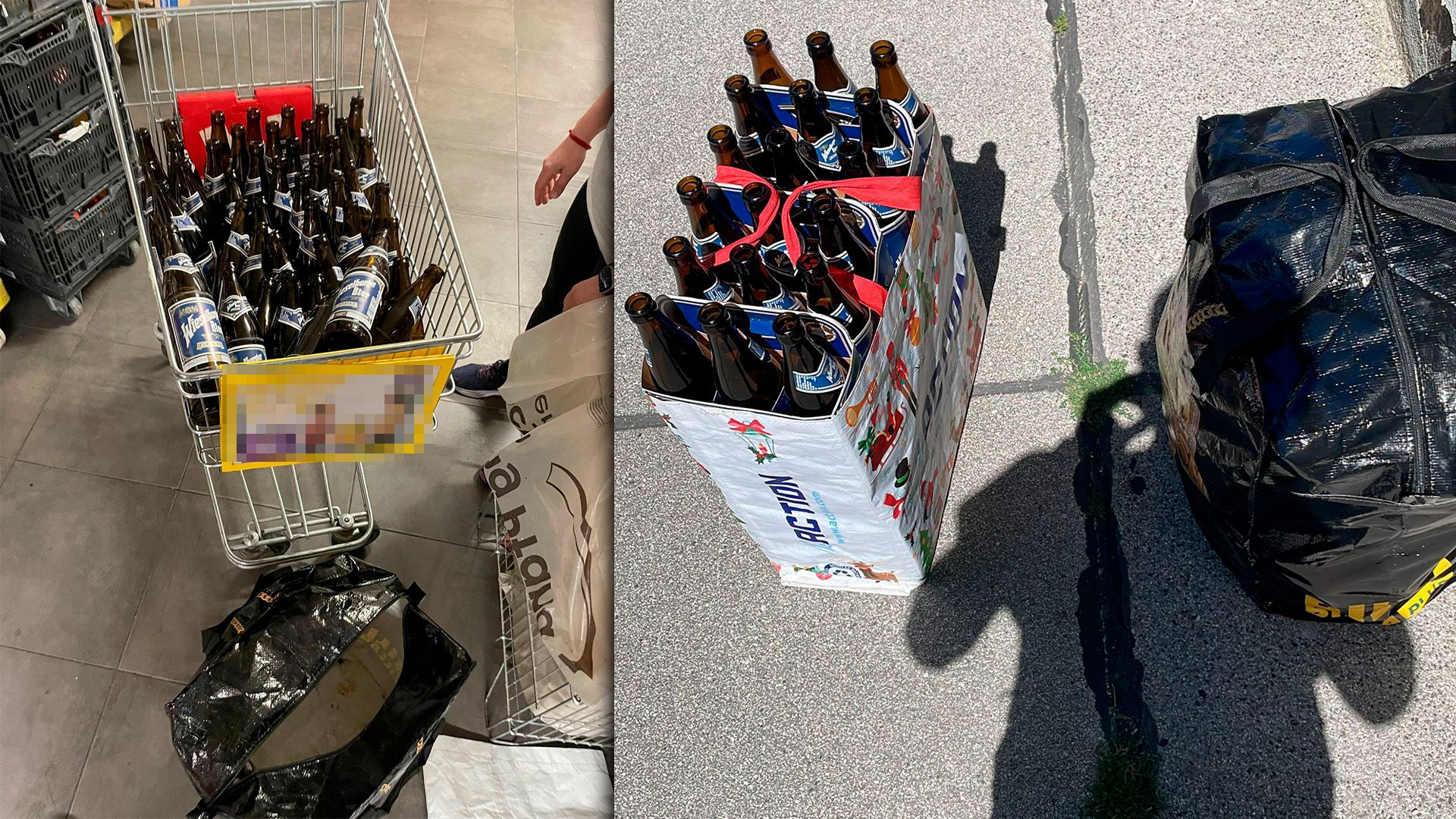 Automat ausgefallen: Pfand-Ärger mit 51 Bierflaschen im Supermarkt