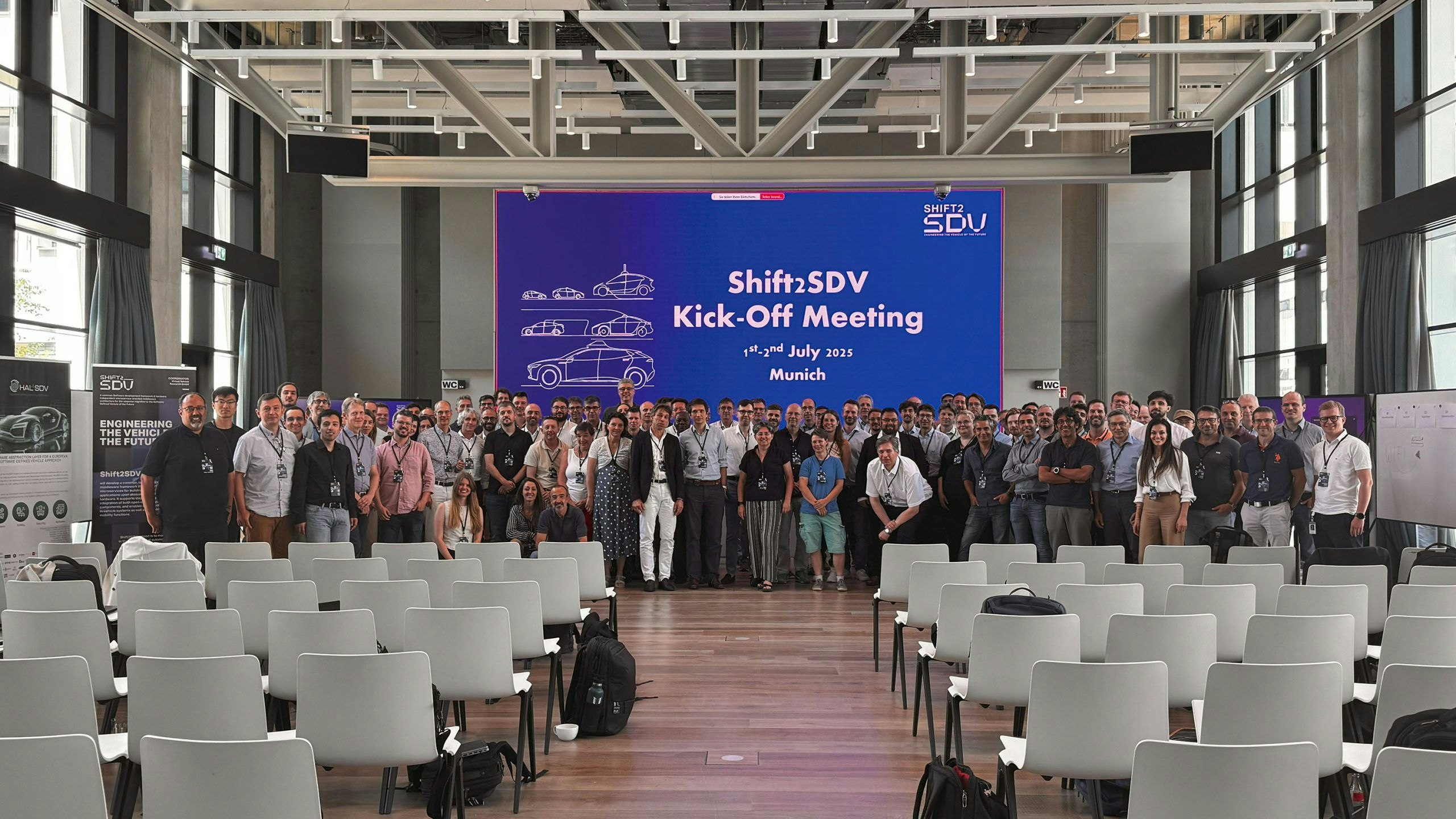 Das Shift2SDV Kick-Off-Meeting Anfang Juli in München.
