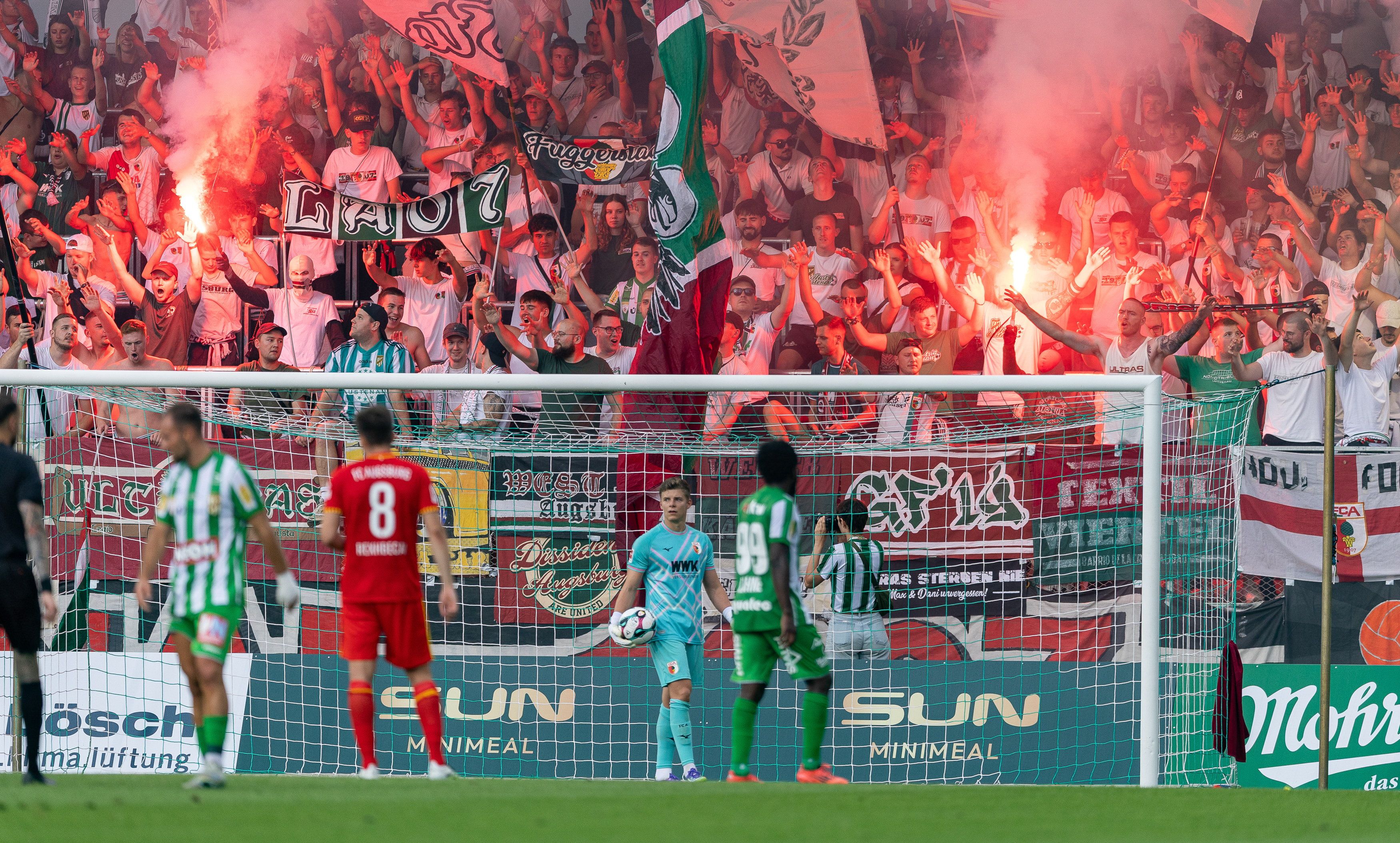 In Lustenau kam es am vergangenen Samstag zu heftigen Fanausschreitungen.