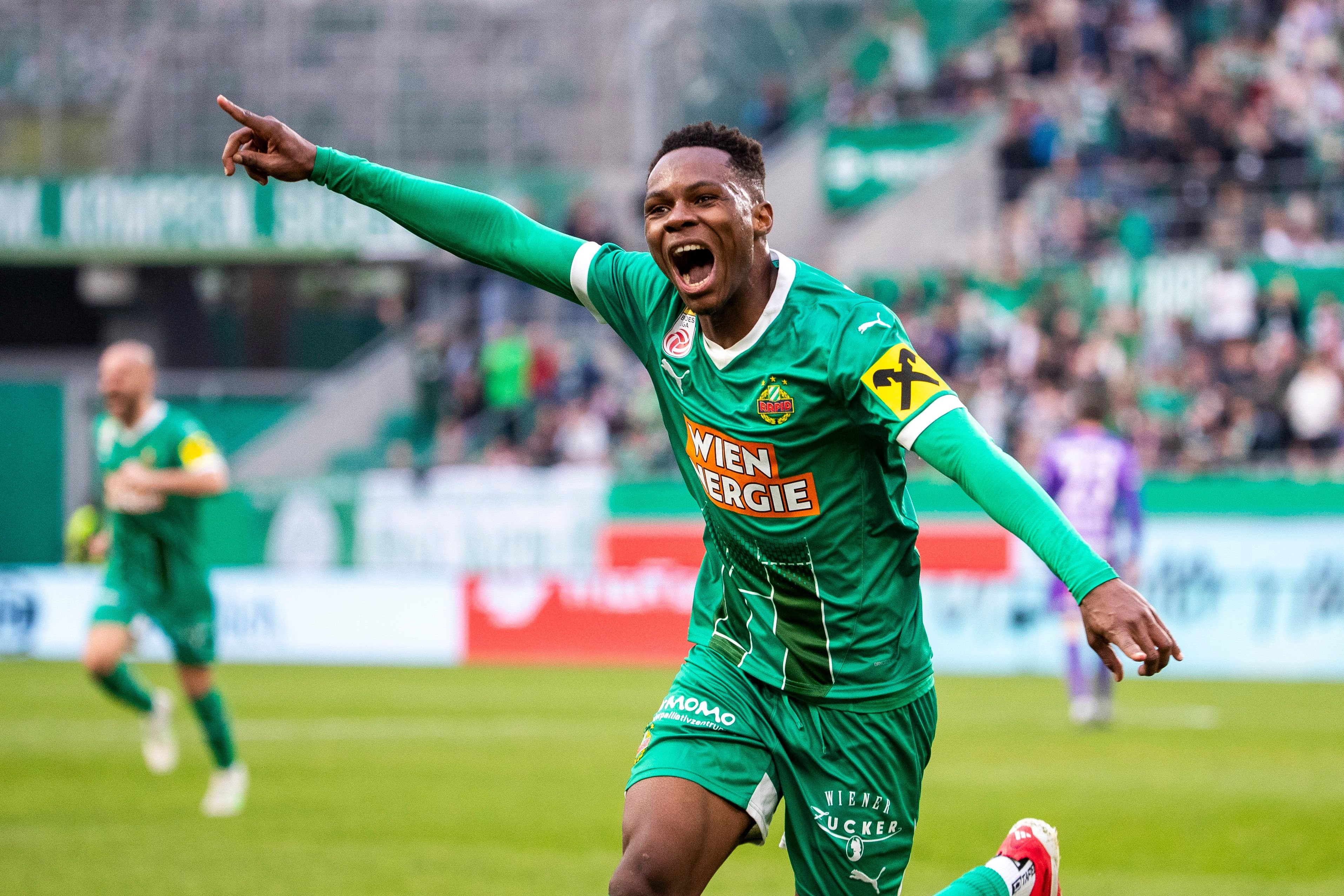 Rapids Mittelfeld-Mann Mamadou Sangare. 