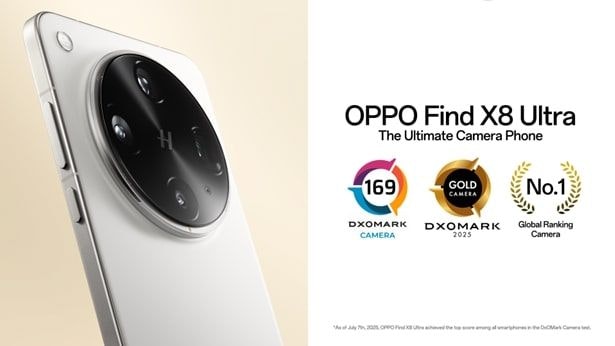 Das Oppo Find X8 Ultra belegt den ersten Platz bei DxOMark.