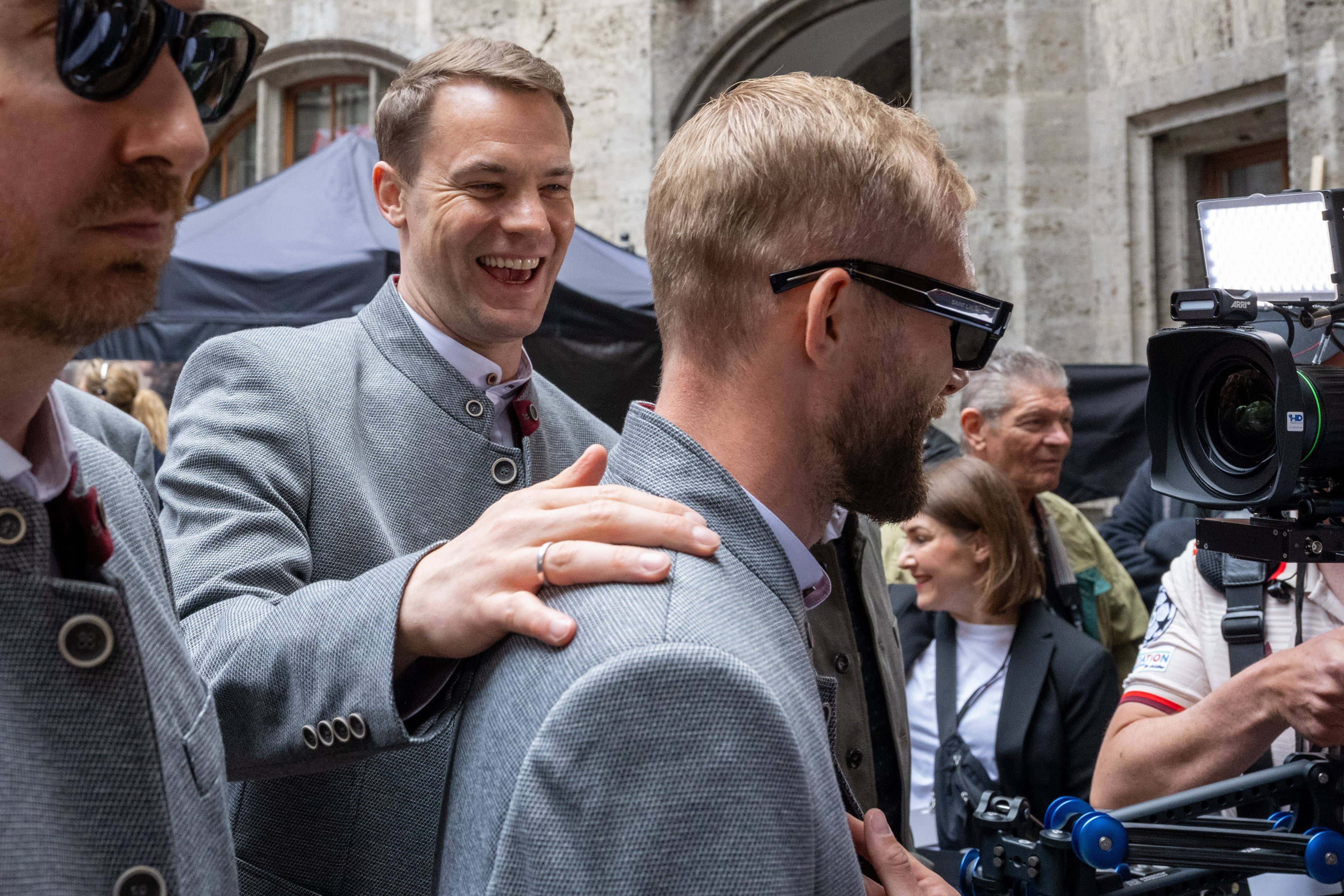 ÖFB-Ass Konrad Laimer war unter den Gästen bei Manuel Neuers Hochzeit. 