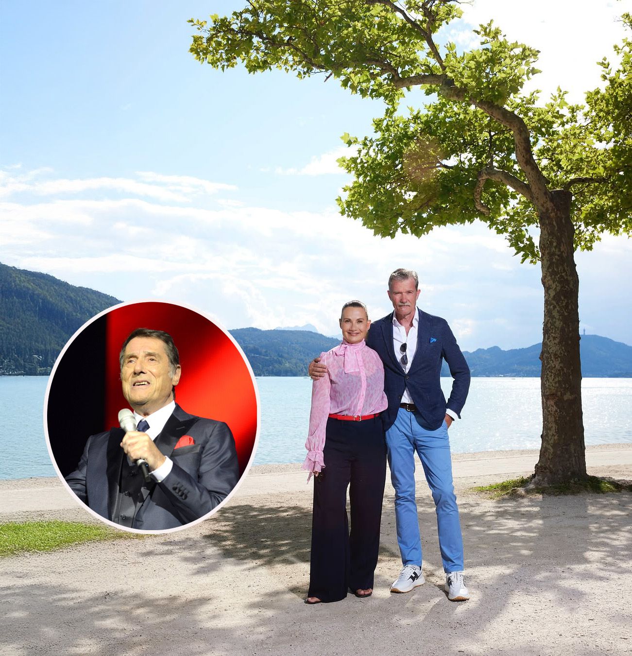 Entertainer Udo Jürgens (l.) bekommt eine Dauerausstellung im kärnten.museum in Klagenfurt. Seine Kinder Jenny und John Jürgens (r.) wollten ihrem 2014 verstorbenen Vater damit ein weiteres Denkmal setzen.