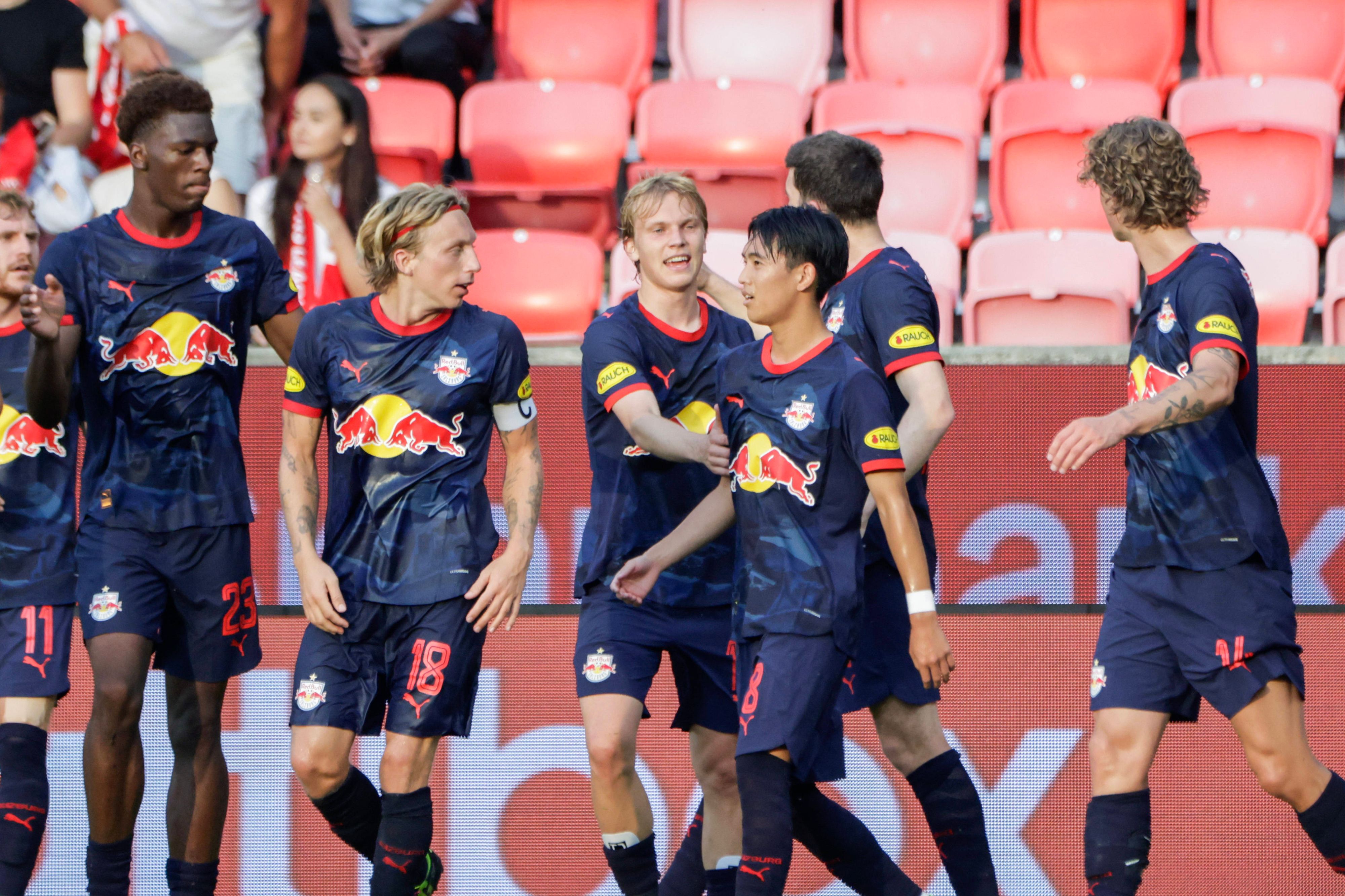Salzburg feierte einen deutlichen Sieg gegen Brann Bergen.