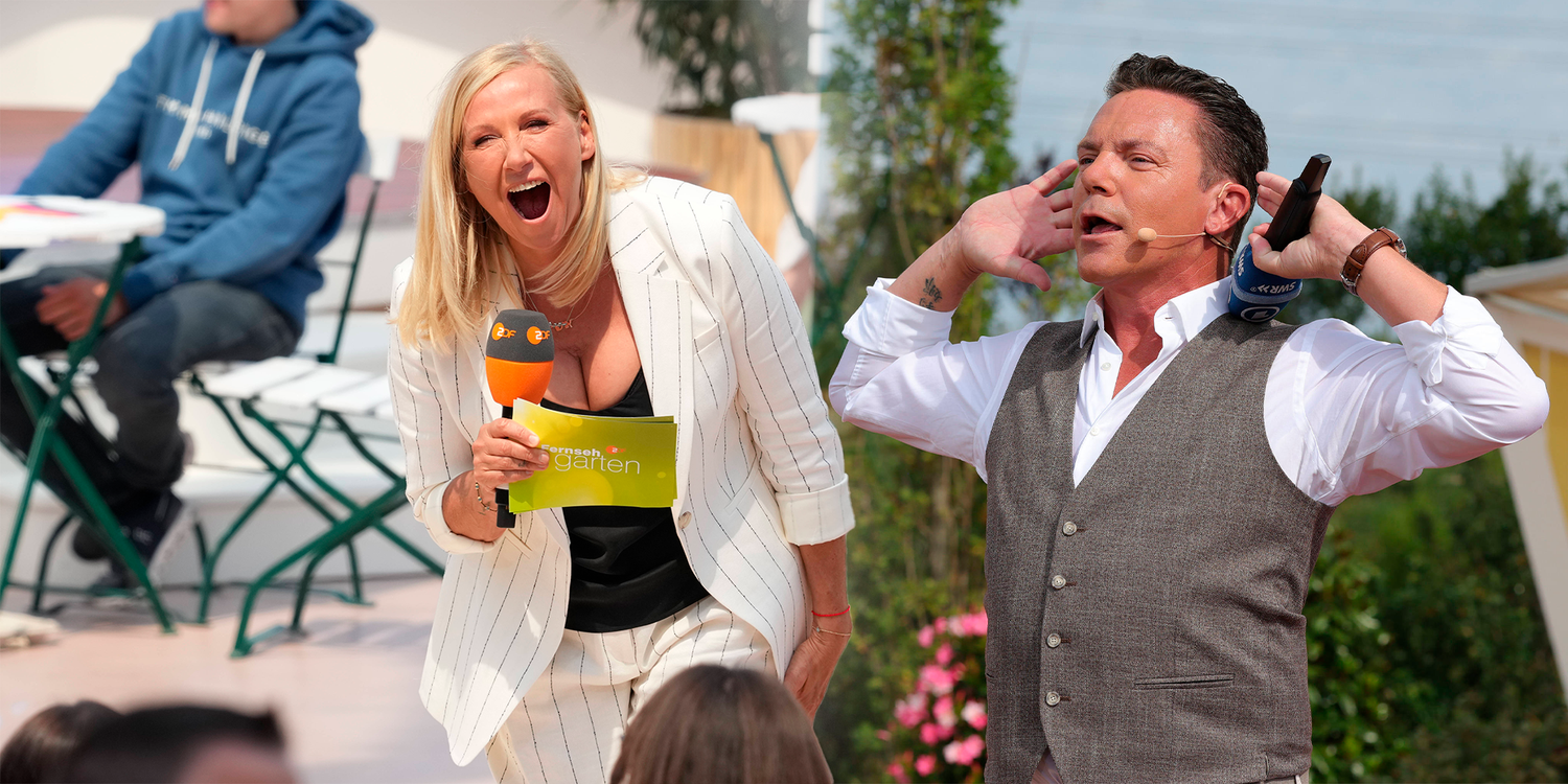 Andrea Kiewel freut sich auf den Besuch von Stefan Mross.