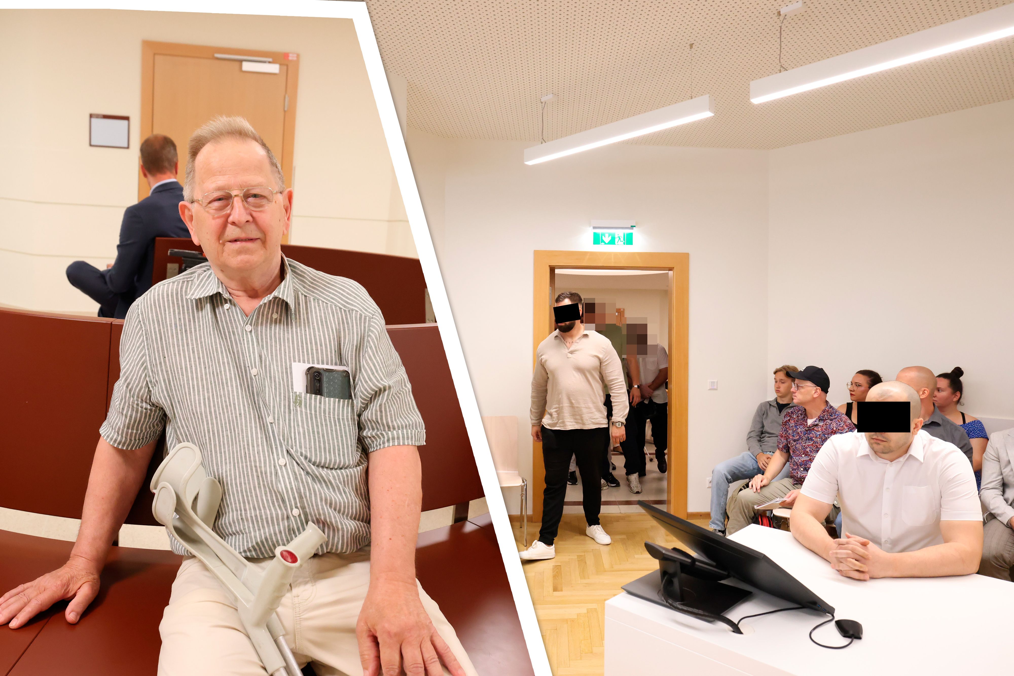 Pensionist Richard war sichtlich stolz