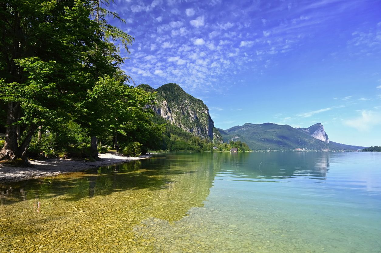 Der Mondsee ist der einzige große Salzkammergut-See in Privatbesitz.
