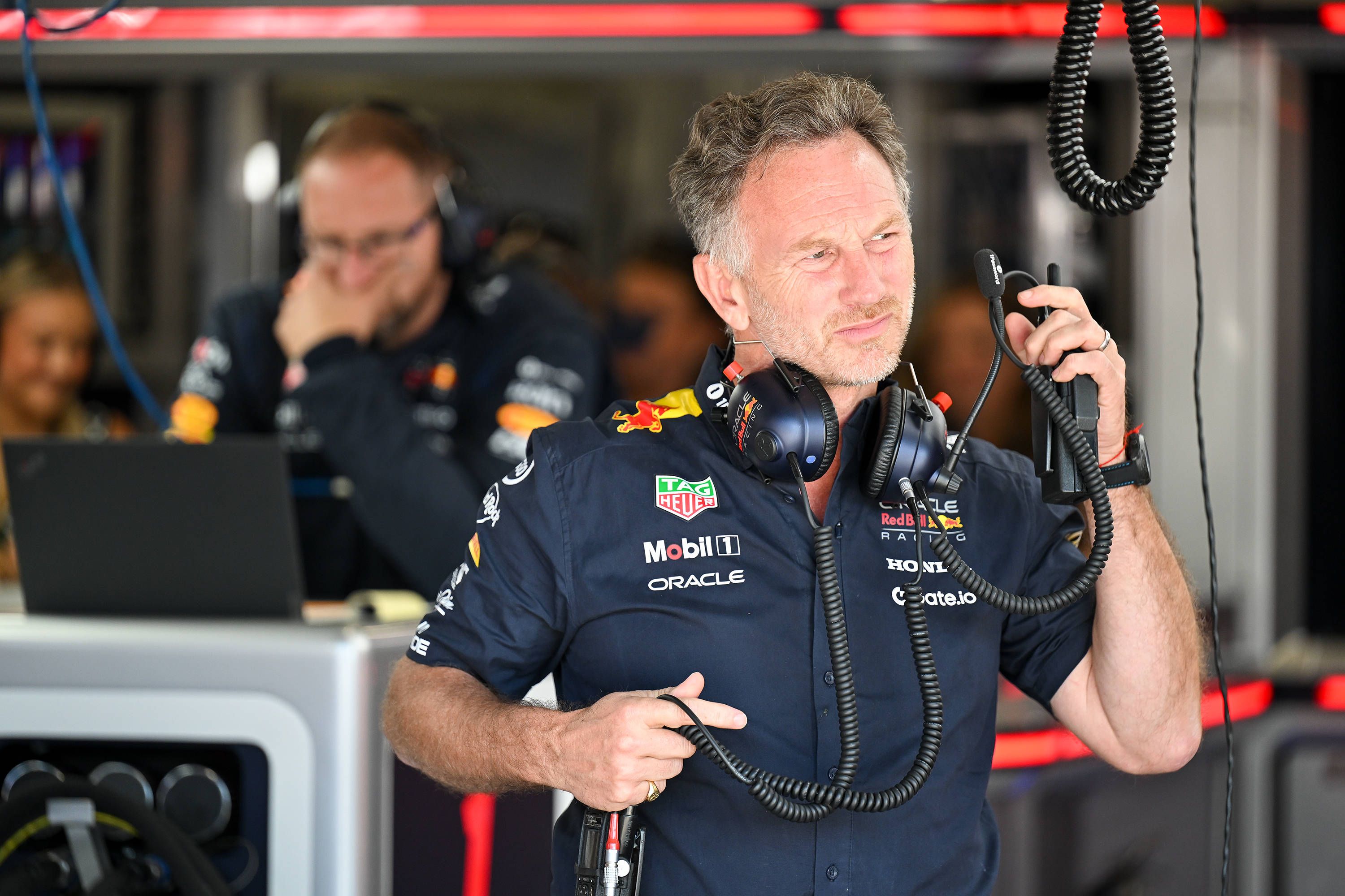 Die Mitarbeiter von Red Bull zeigen sich solidarisch mit Christian Horner.