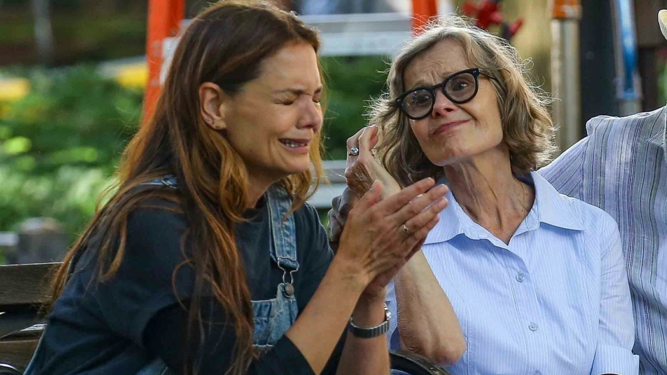 Katie Holmes unter Tränen in New York.