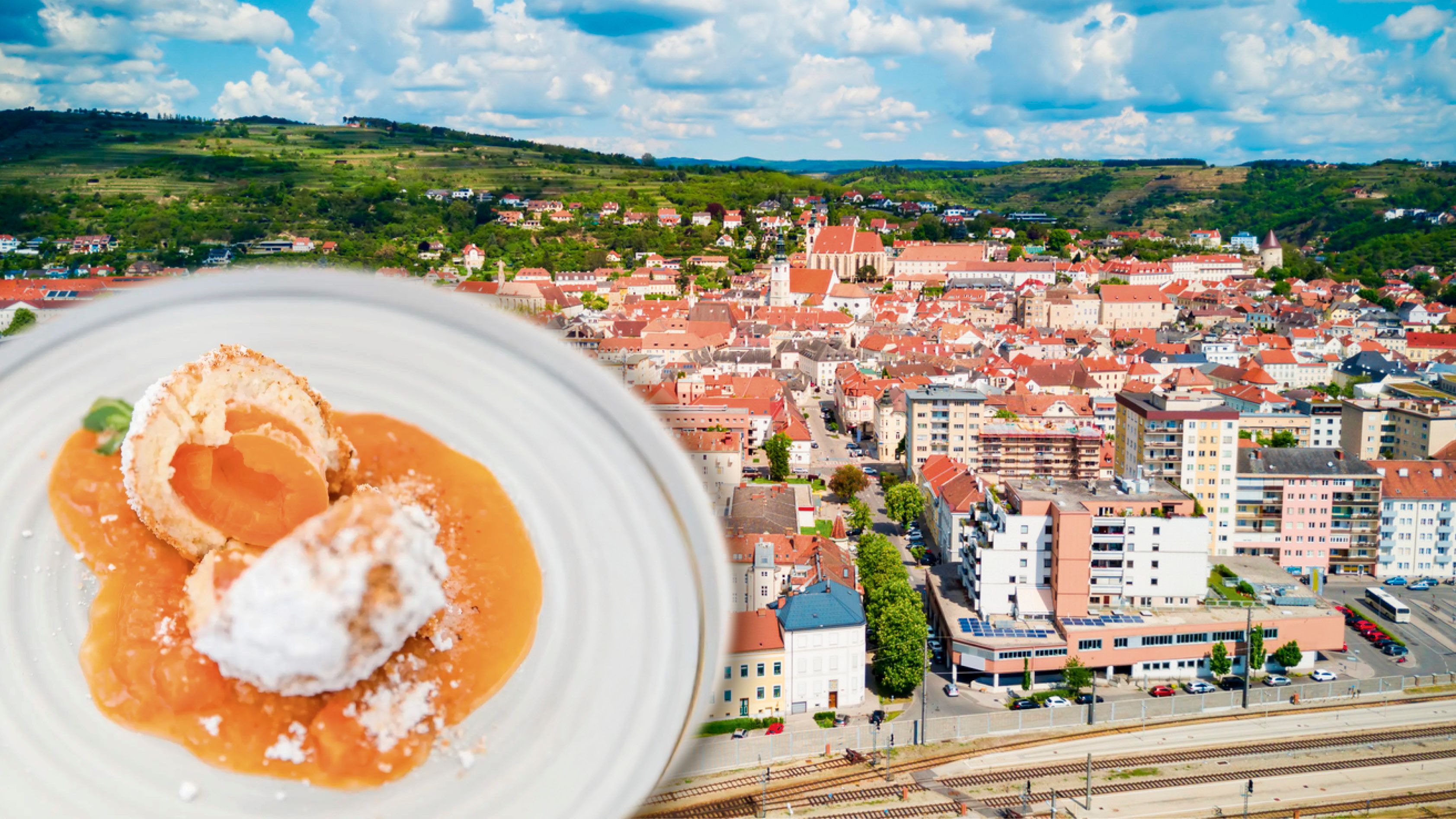 Aufreger in Krems: So sieht der Teller mit dem Marillenknödel aus