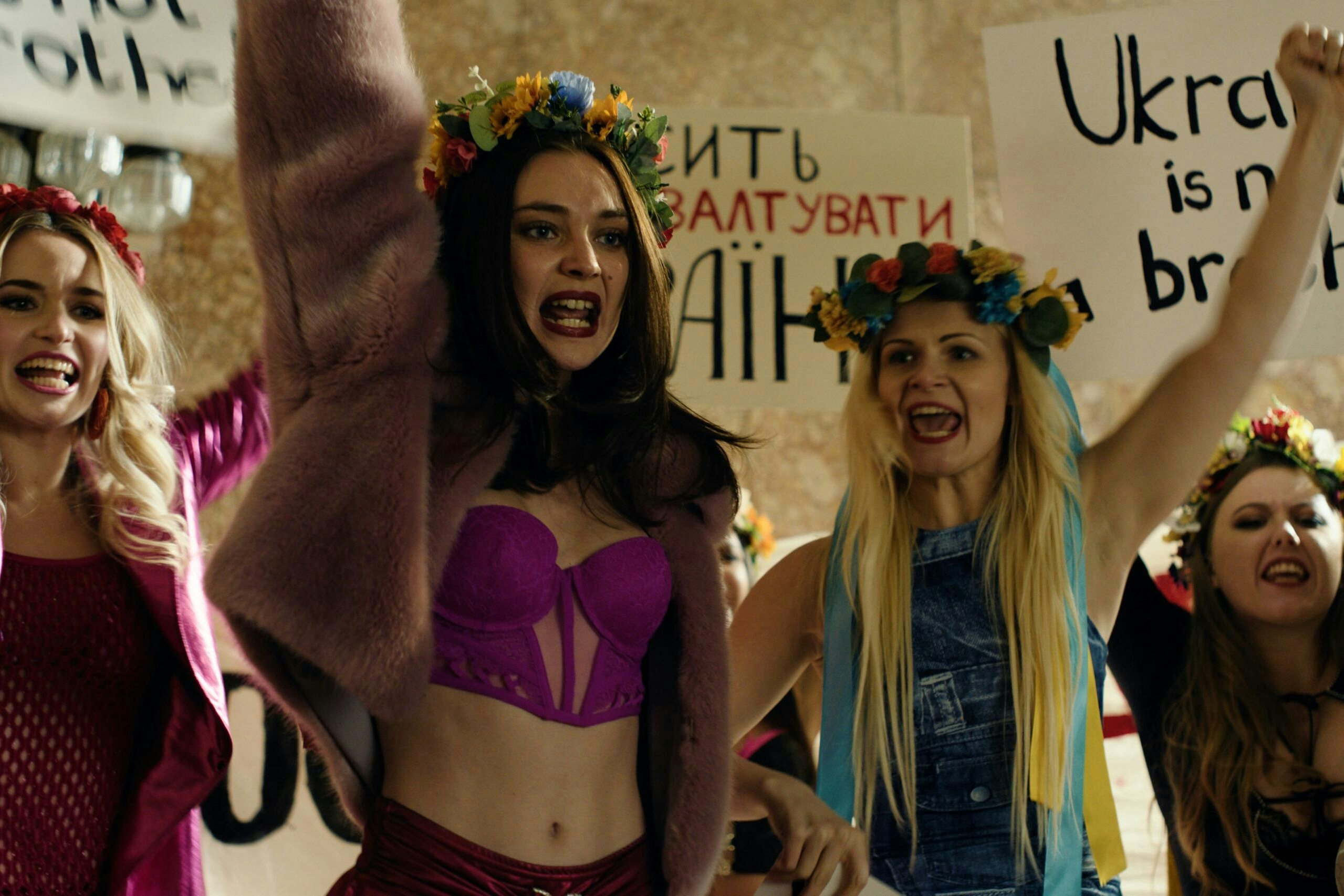 Die aktionistische Gruppe FEMEN wurde weit über Osteuropa hinaus bekannt: "Oxana"