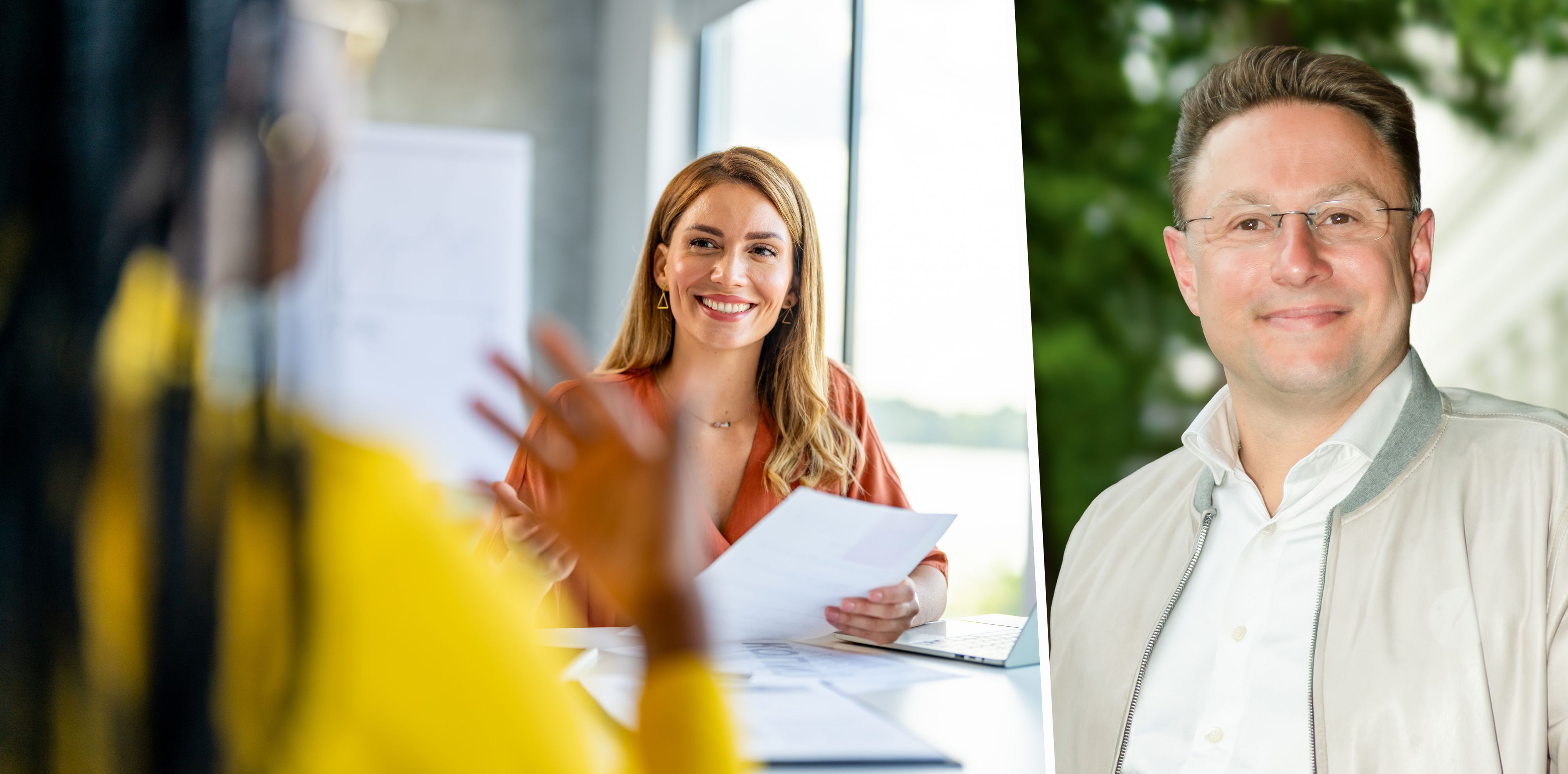 Lehrlingsmesse in Wien: Junge Margaretner:innen können am 25. Juli direkt beim Bewerbungsgespräch überzeugen – organisiert von Christoph Lipinski (re.).