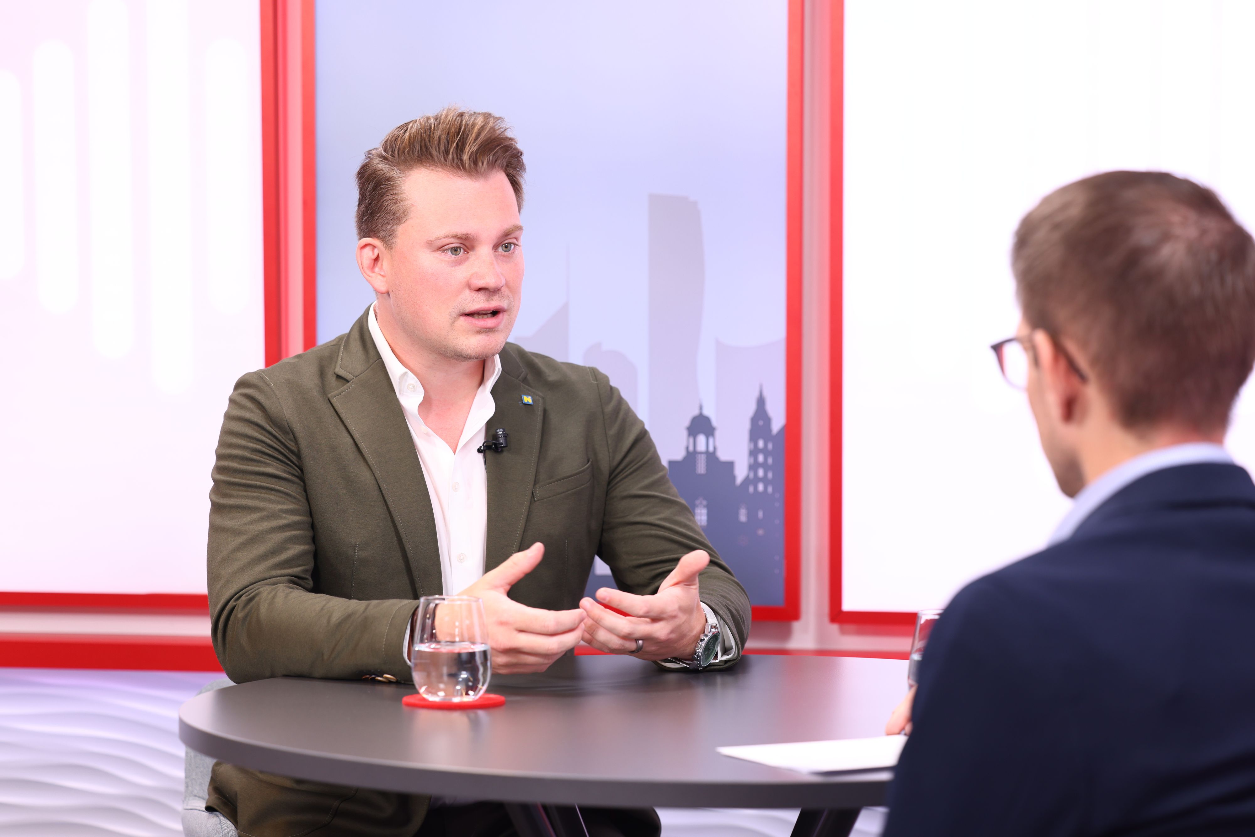 ÖVP-Jugendsprecher Florian Krumböck im <em>