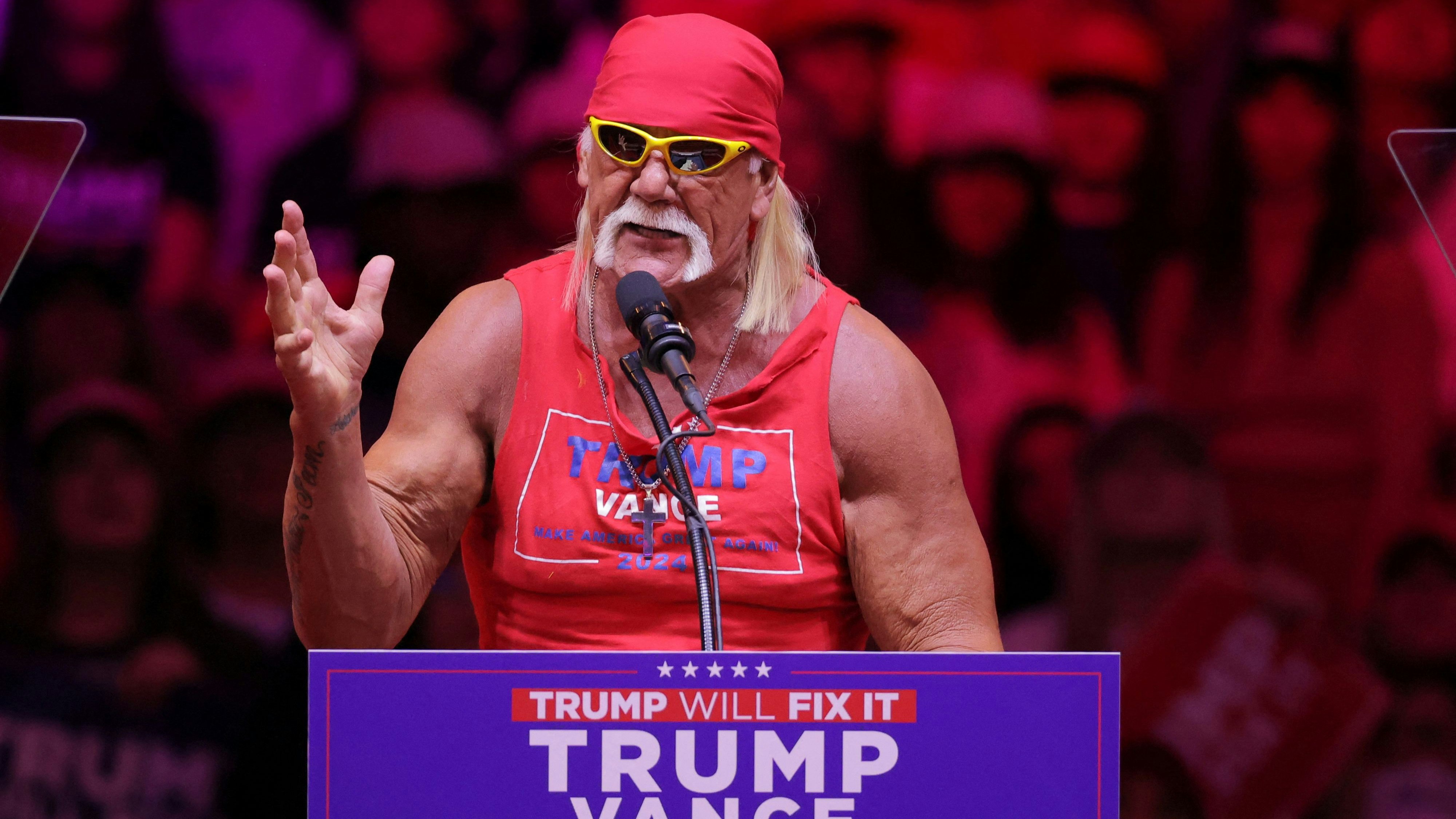 Heute.at - Donald Trump trauert um großartigen Freund Hulk Hogan