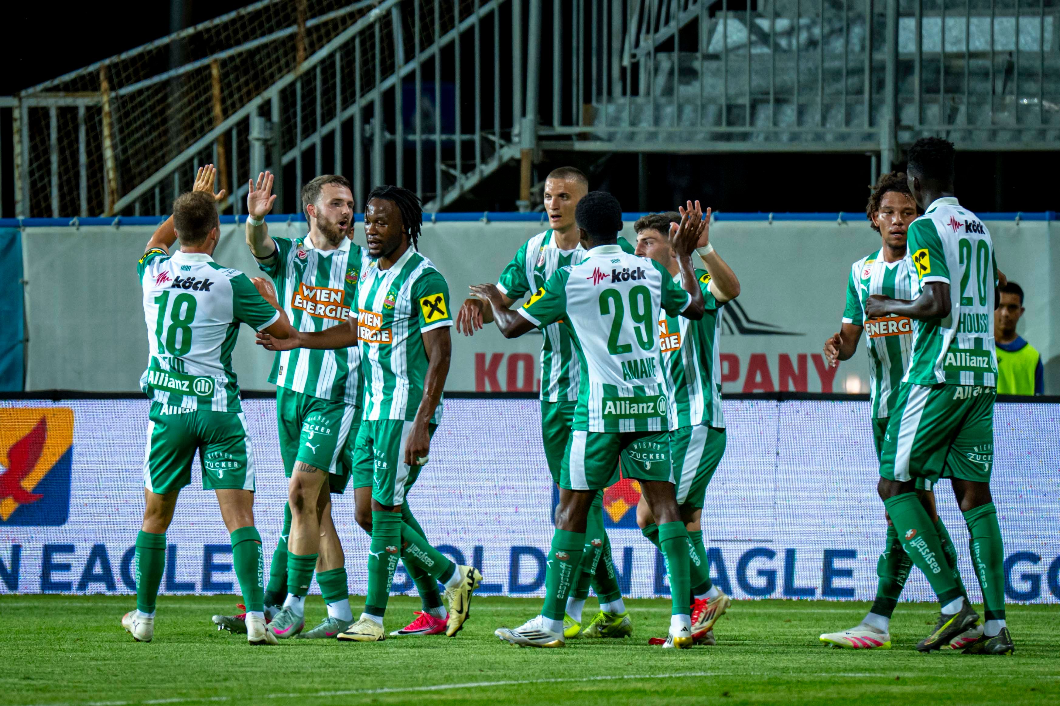 Rapid feiert einen ungefährdeten Auswärtssieg.