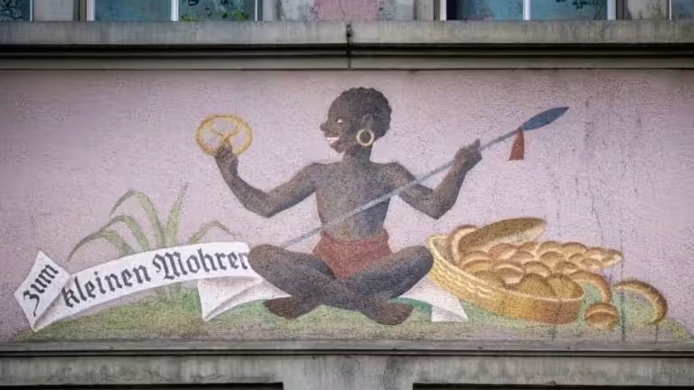 Rassistische Wandmalerei in der Zürcher Altstadt