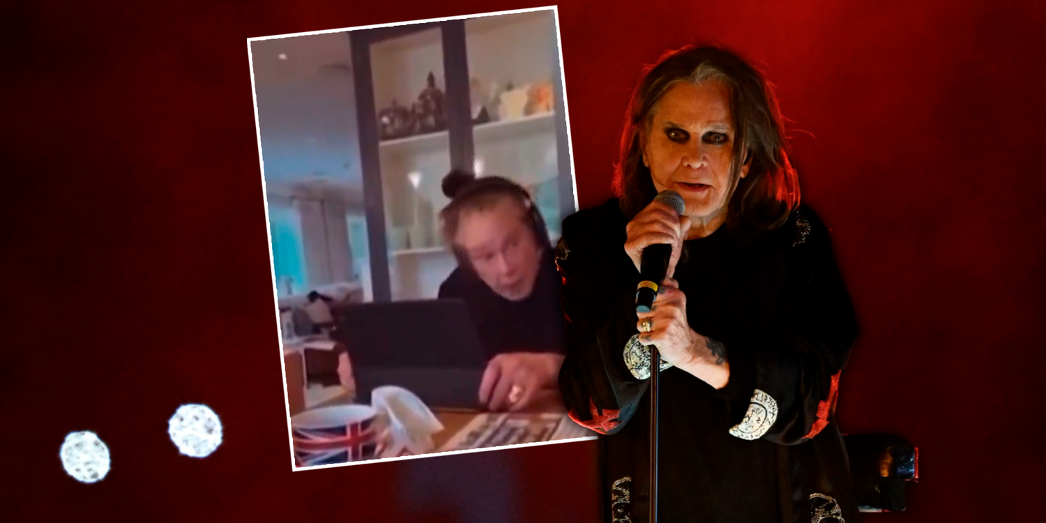 Ozzy Osbourne war bis zuletzt für Späße aufgelegt.