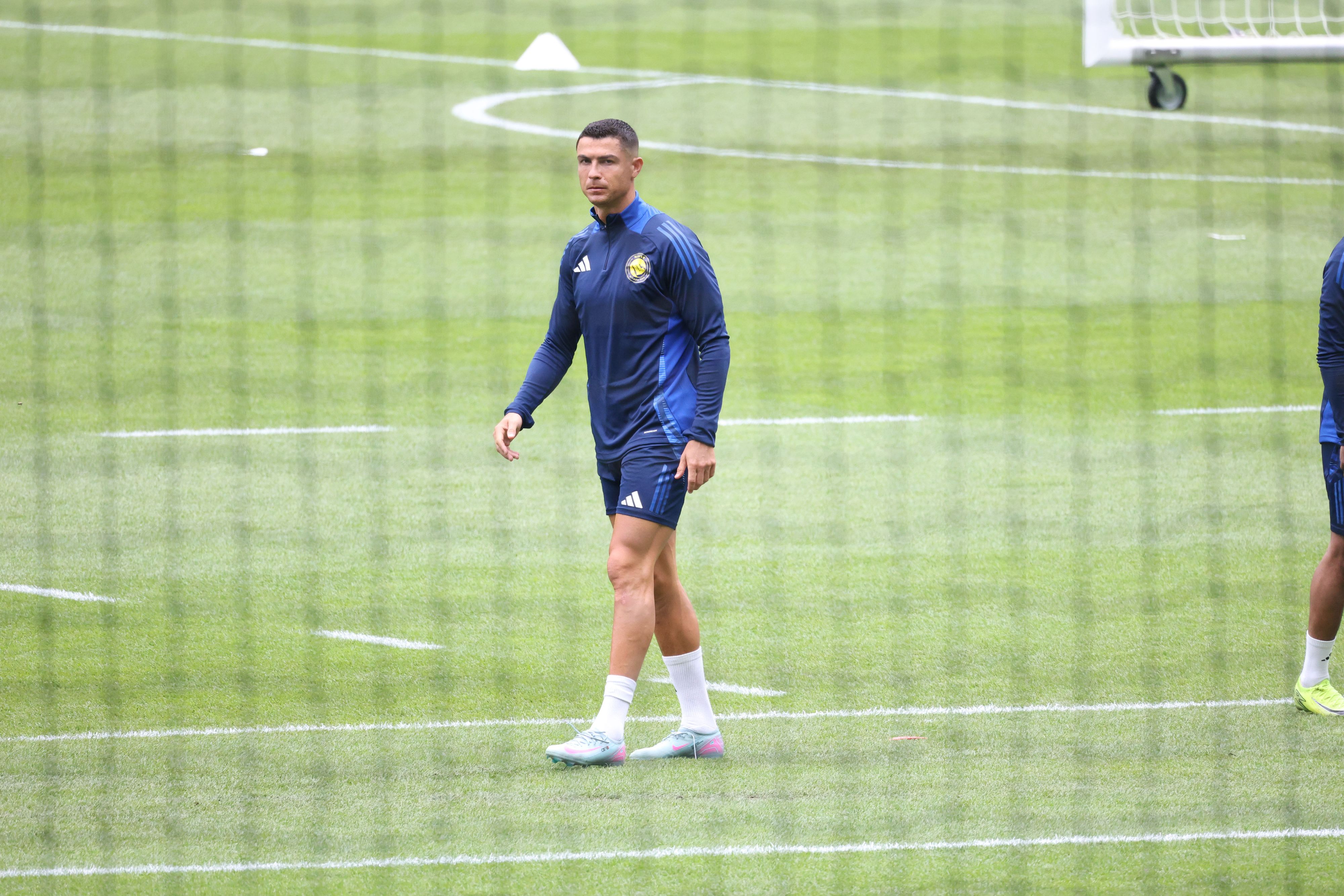 Cristiano Ronaldo im Trainingslager in Saalfelden