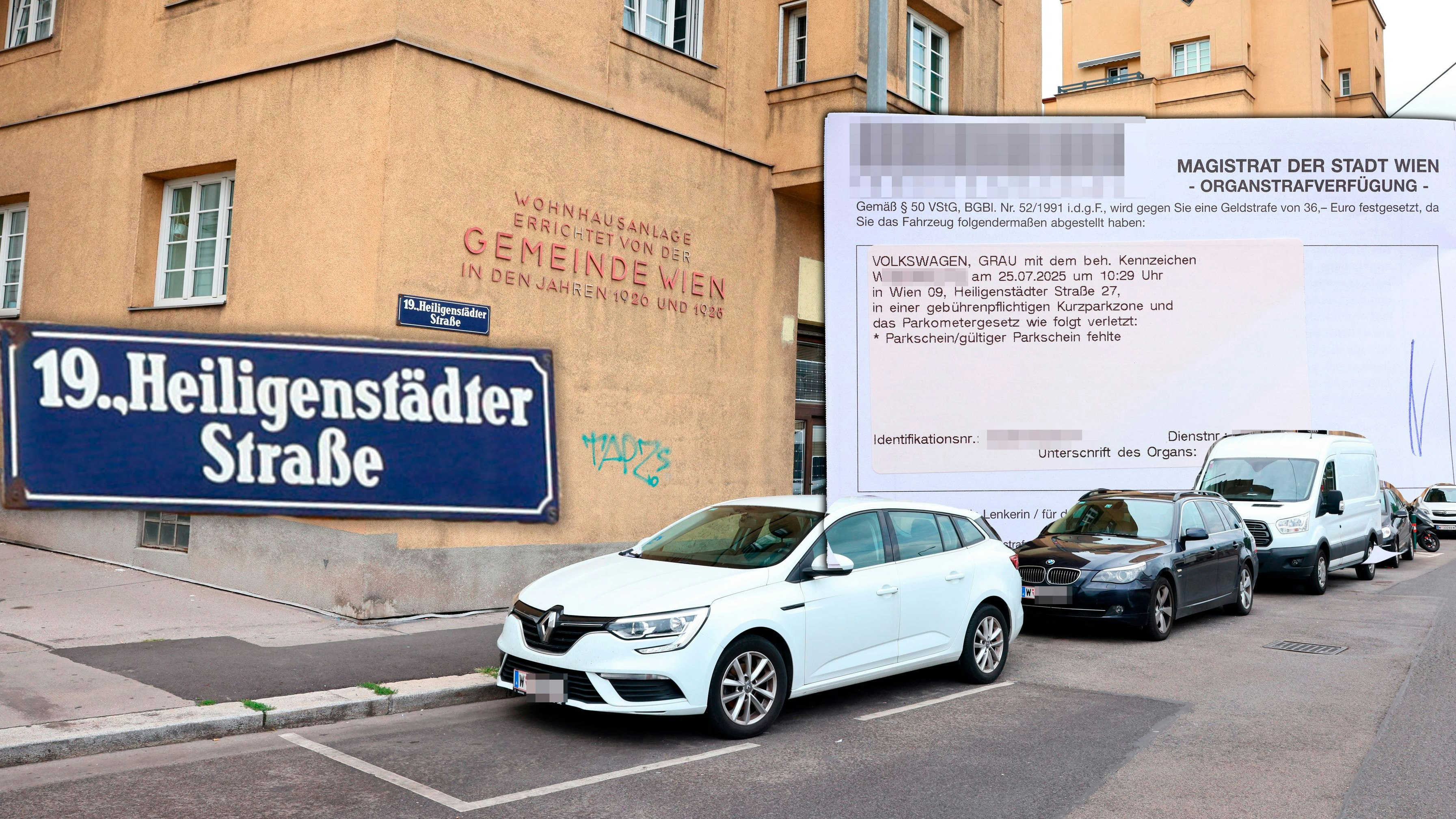 Heute.at - Wiener parkt daheim, wird plötzlich beinhart abgestraft