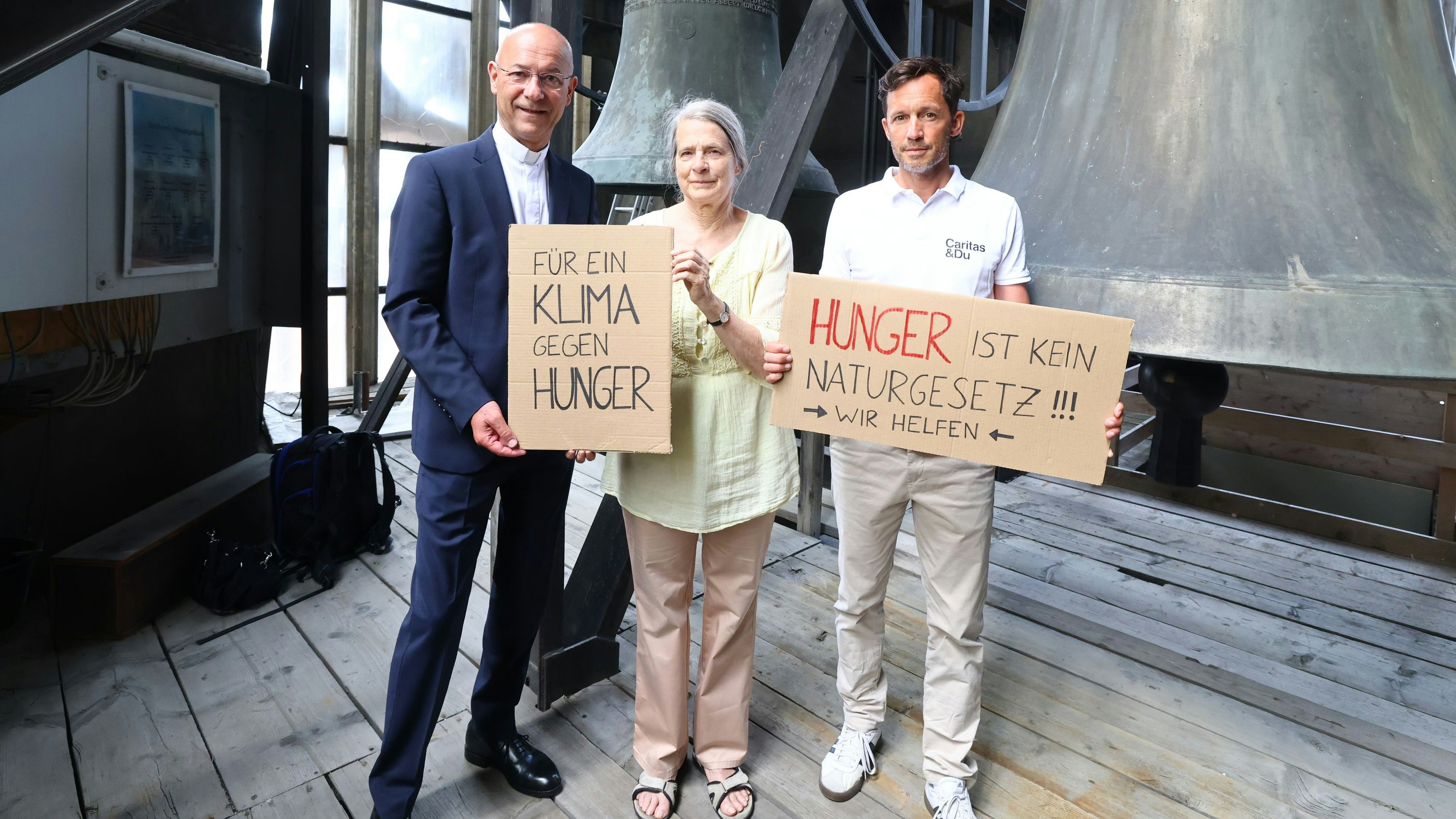 Heute.at - Wiens Pummerin läutet gegen Hunger und Klimakrise