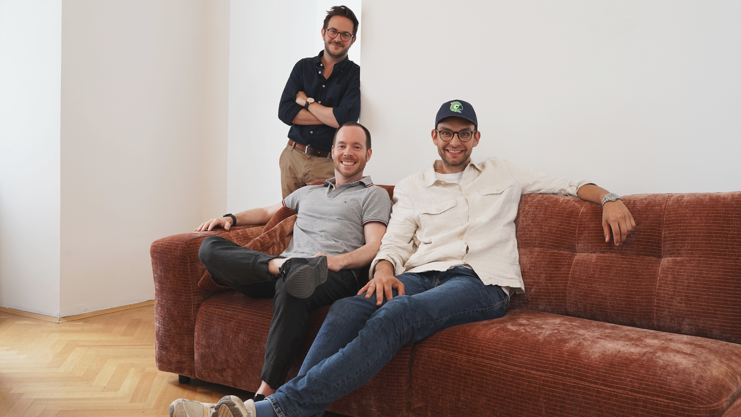 Chatlyn-Gründer Matthias Haubner, Michael Urbanek und Nicolas Vorsteher.