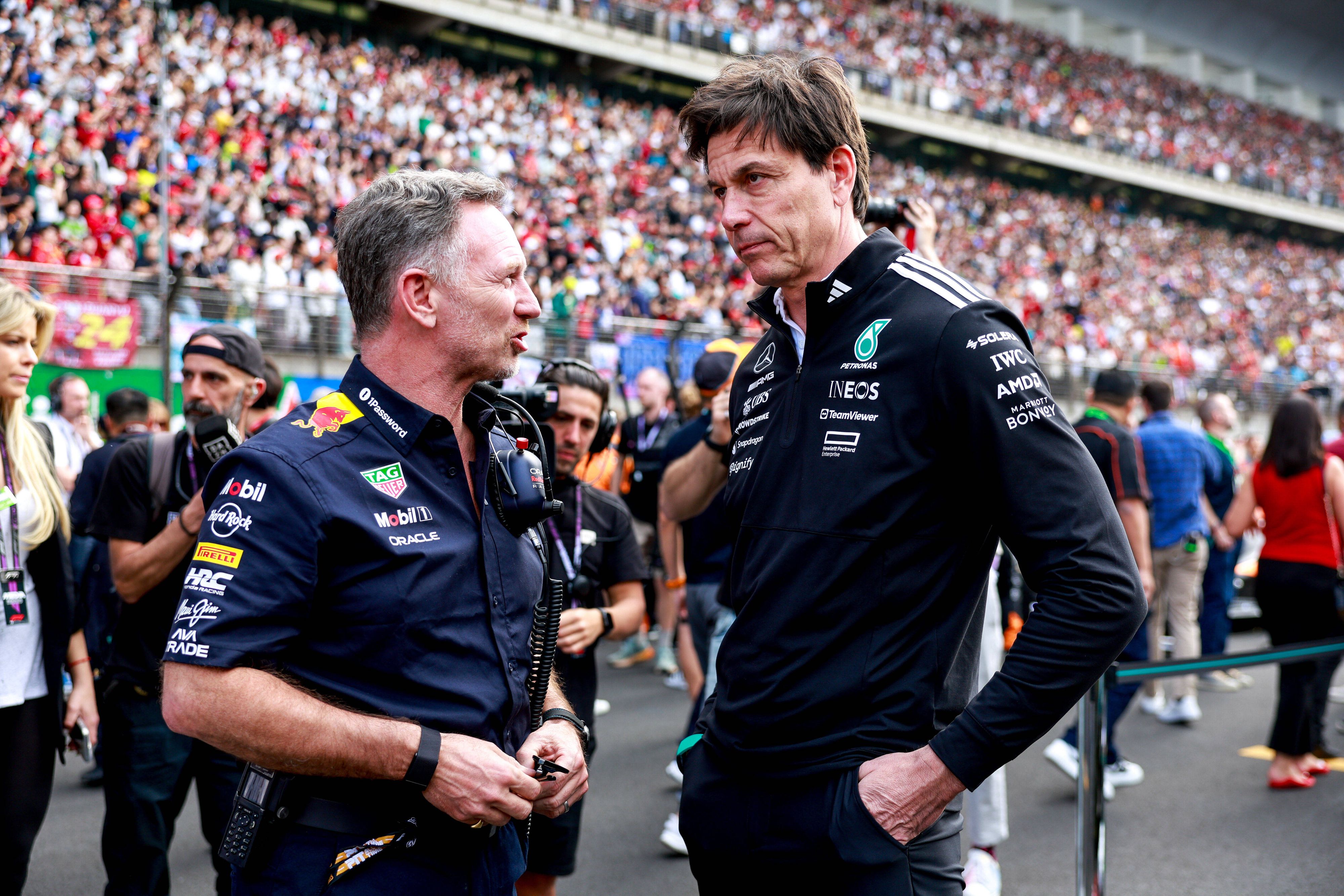 Christian Horner und Toto Wolff.