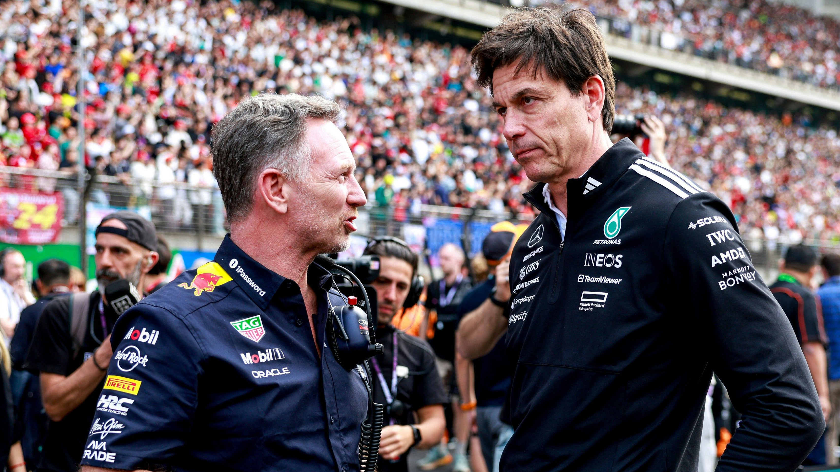 Heute.at - Wolff fürchtet sich vor Horner: Sitze in der Scheiße