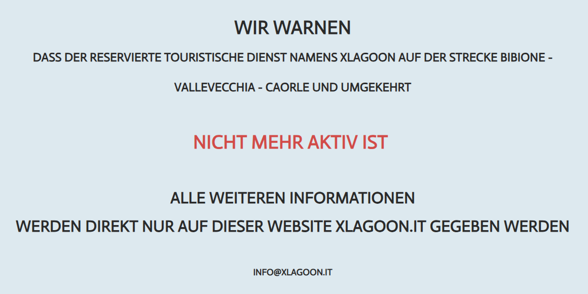 XLagoon gab die Einstellung bekannt.