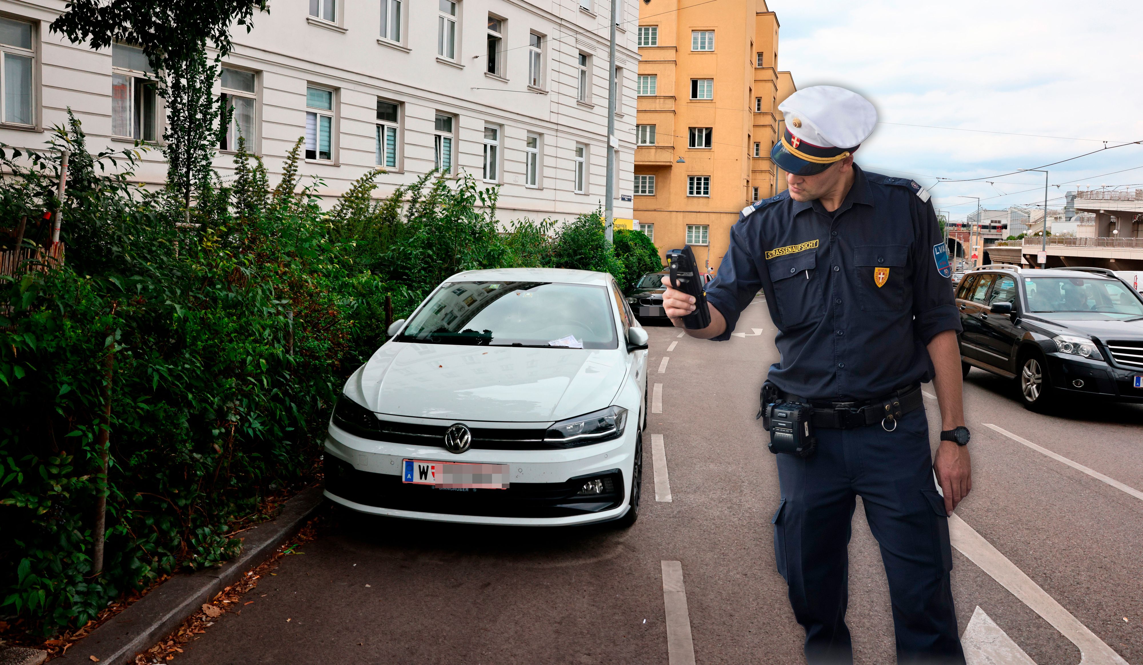 Eine neue Kurzparkzone sorgt für Aufsehen in Wien. 