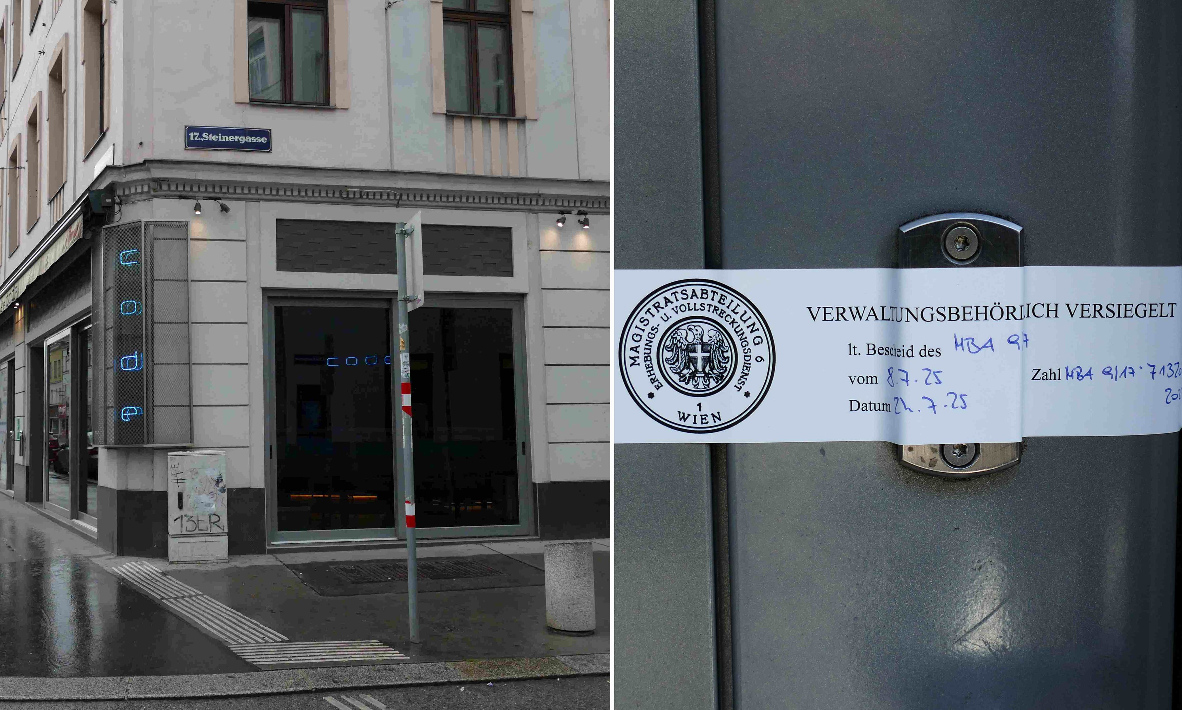 Aus und vorbei: Die Behörden haben das Fan-Lokal 