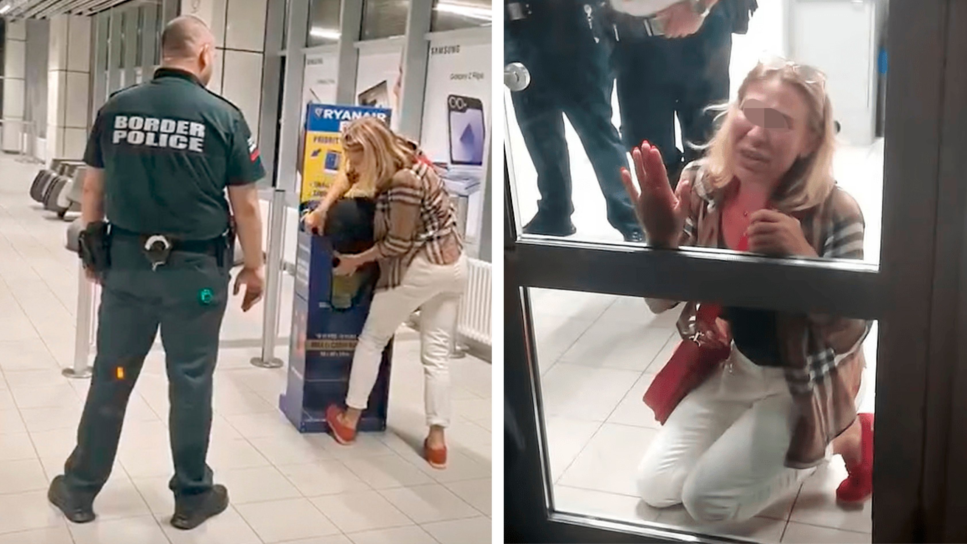 Emotionale Szenen am Flughafen Sofia (Bulgarien) wegen eines Handgepäckstückes, 25.7.2025, Flug nach Wien verpasst