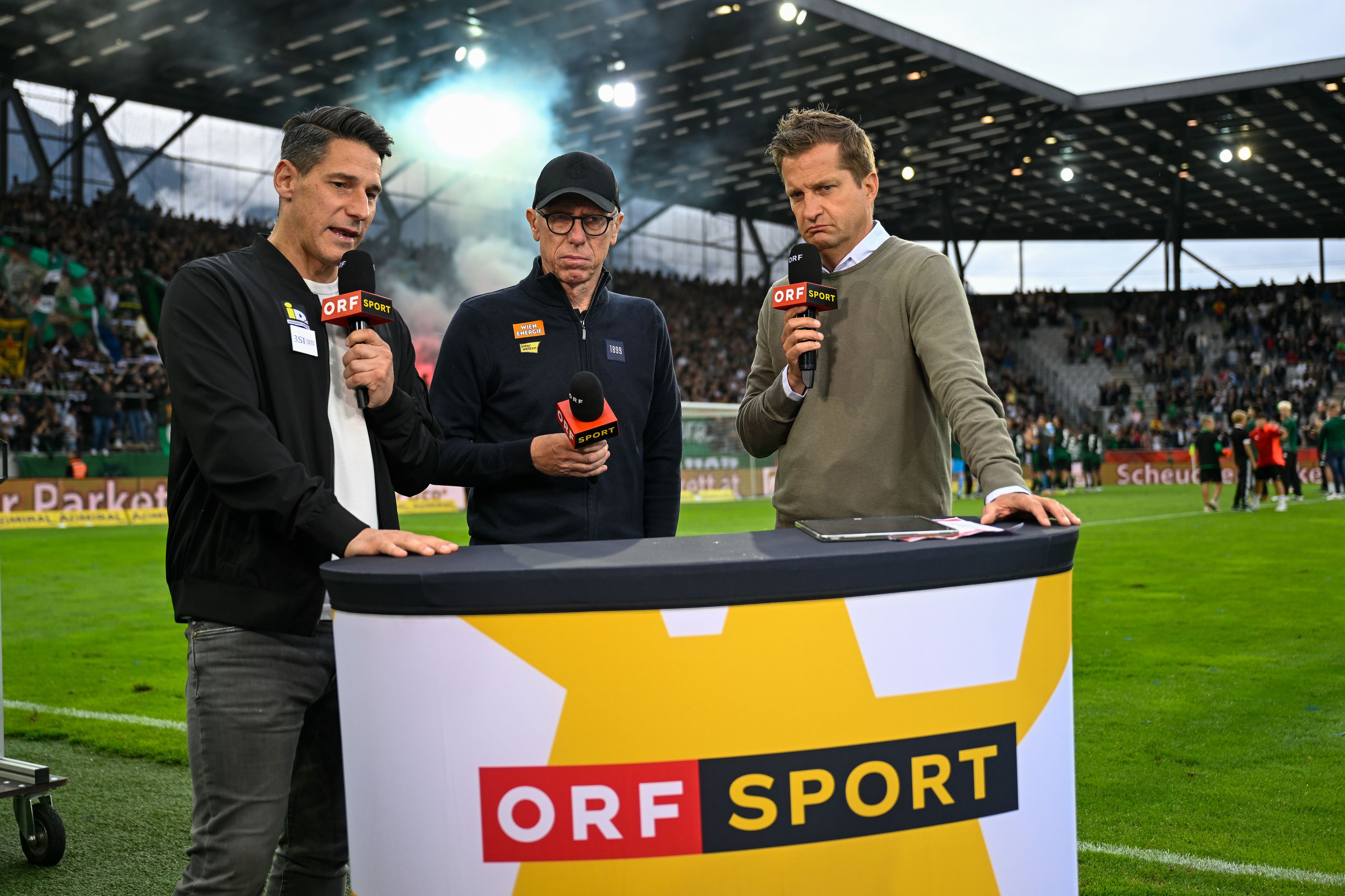 Peter Stöger kritisiert die ORF-Kameraführung.
