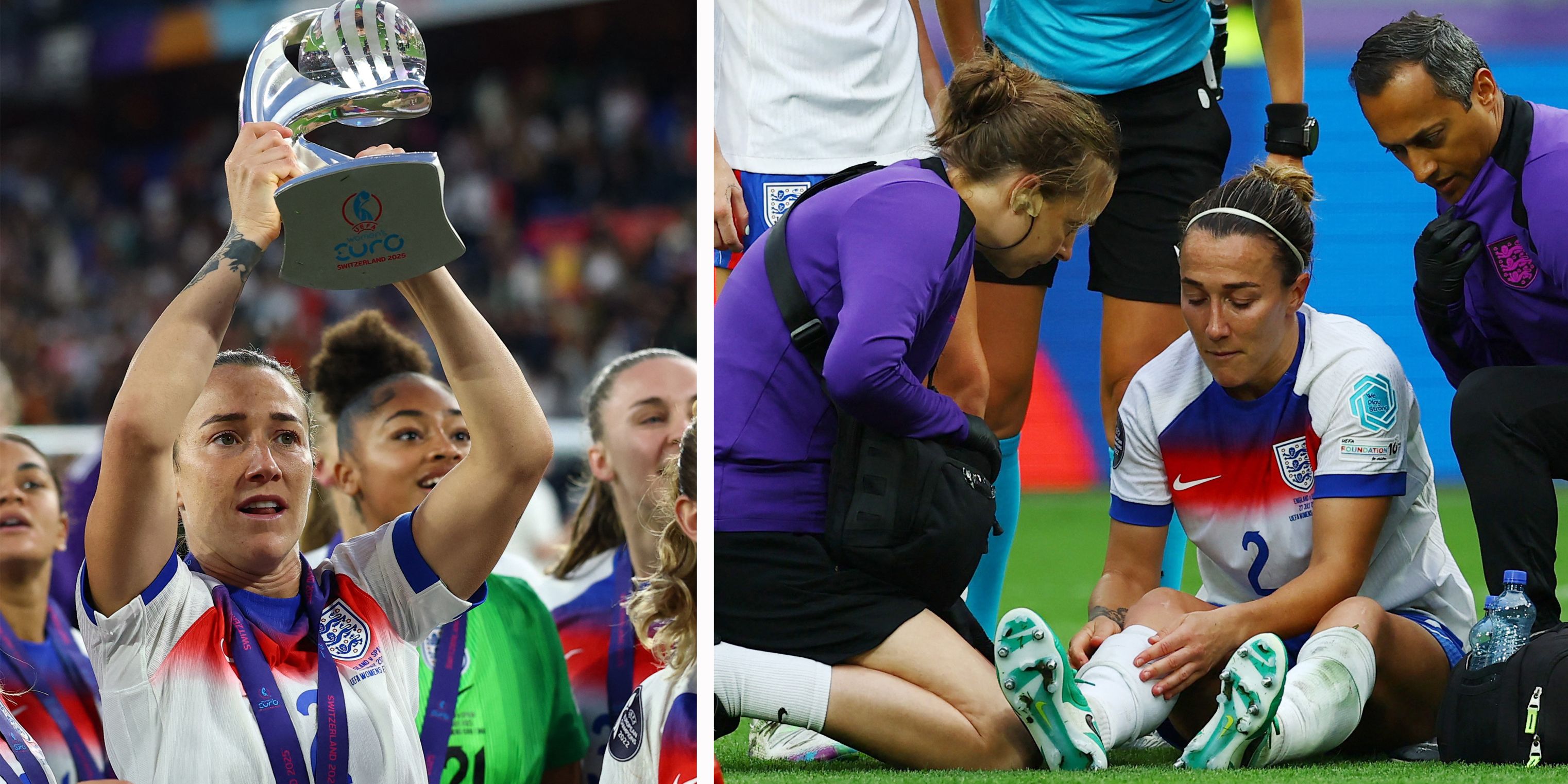 Lucy Bronze spielte 598 Minuten mit gebrochenem Schienbein.