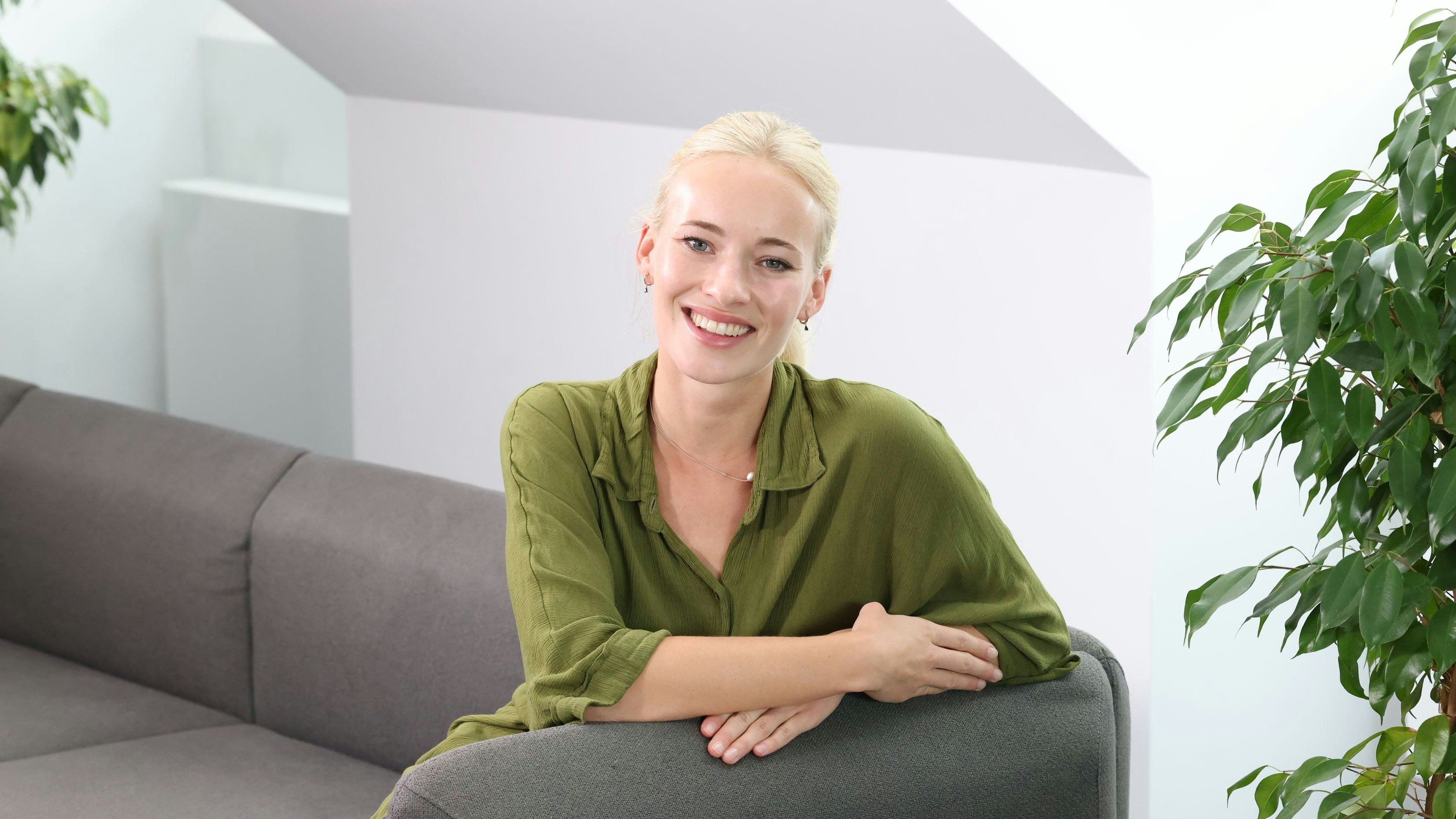 Zu Gast im <em>"Heute"-</em>Studio: Valerie Huber unterstützt zahlreiche soziale Projekte.