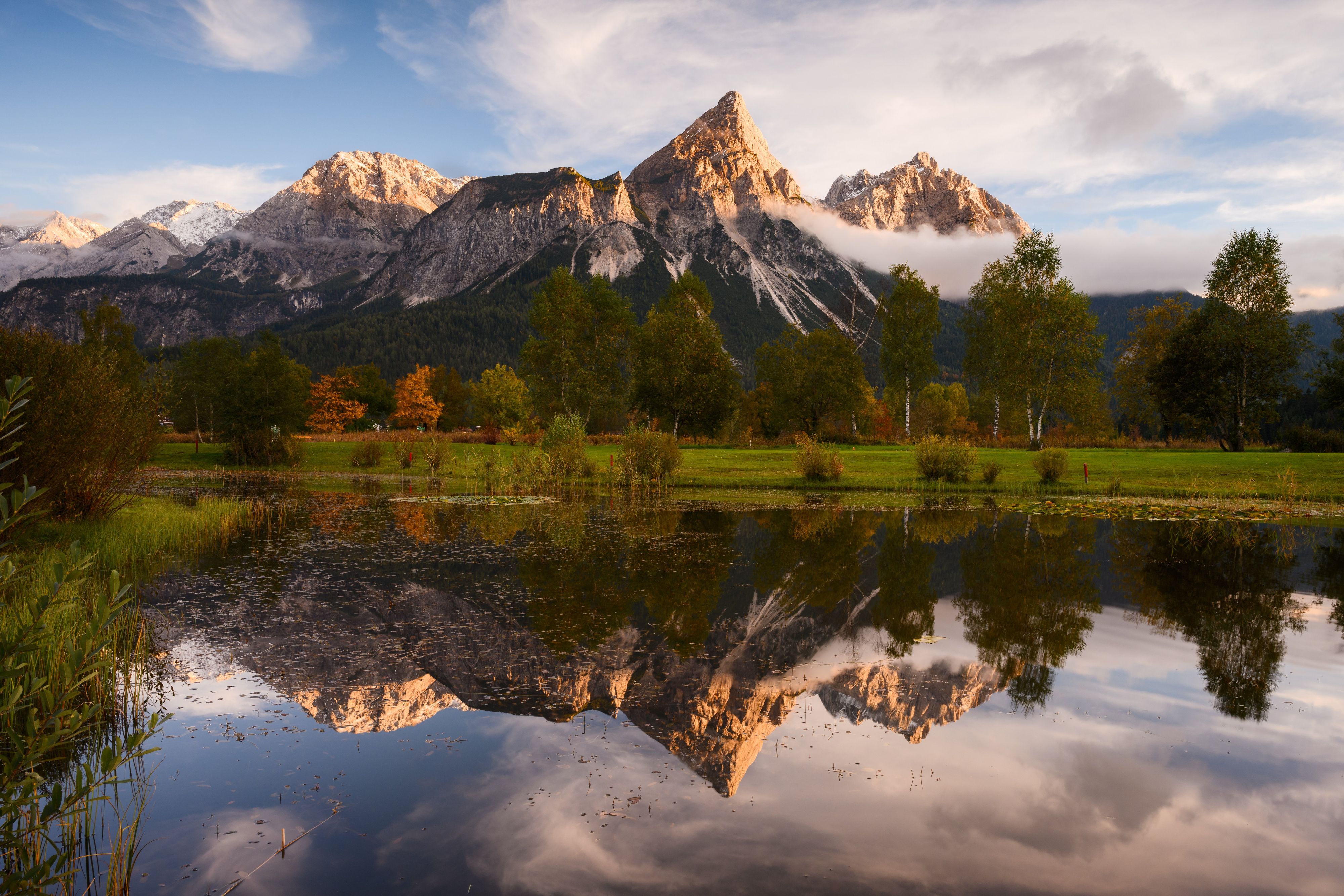 Ehrwald liegt inmitten schönstem Bergpanorama.